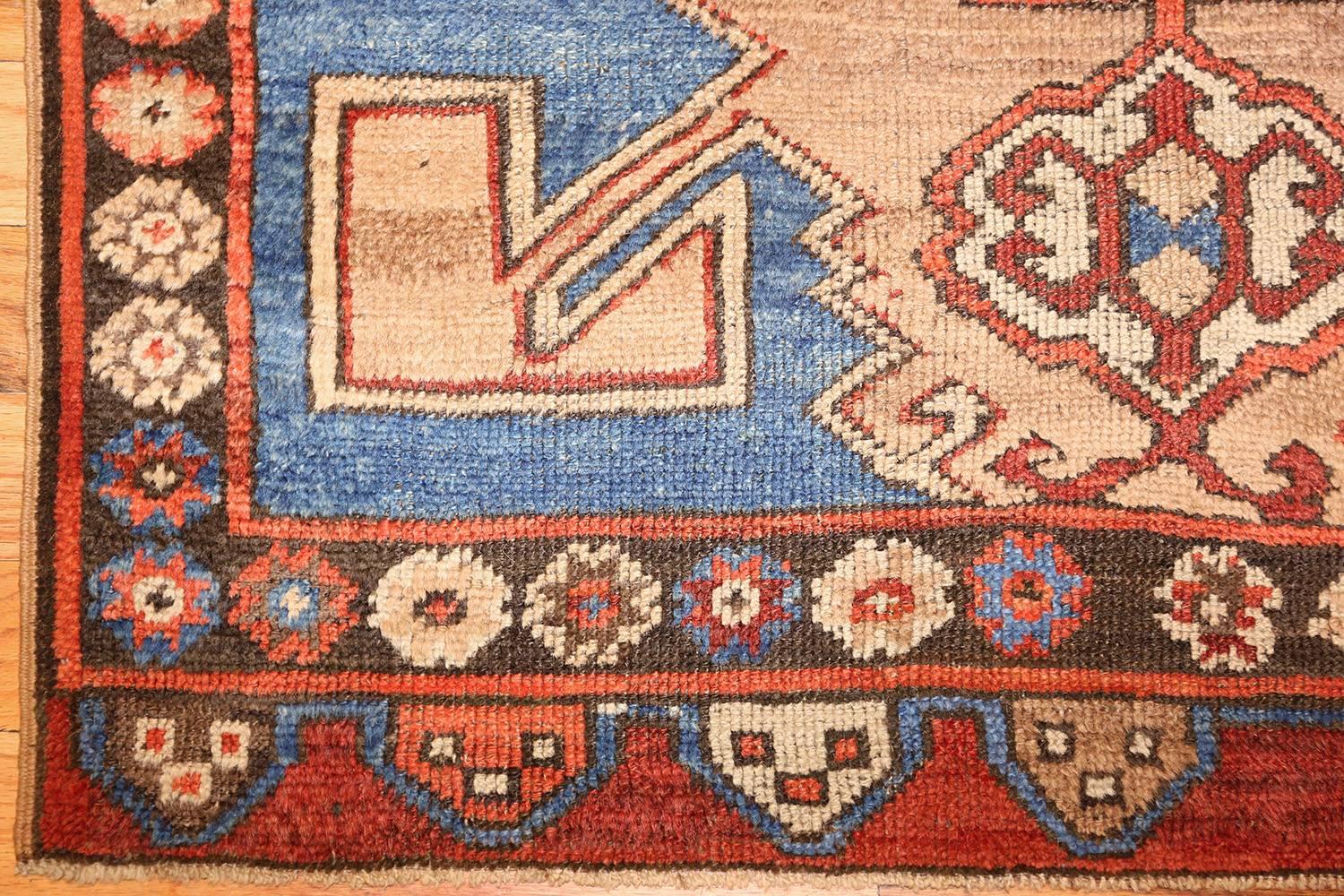 19th Century Small Scatter Size Tribal Antique Turkish Karapinar Rug