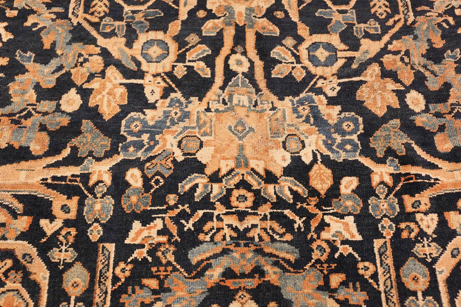 Hand-Knotted Beautiful Antique Persian Mahal Sultanabad Rug