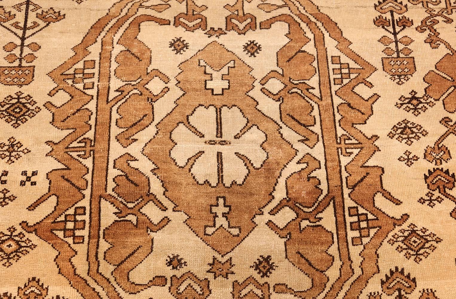 Hand-Knotted Antique Afghan Rug