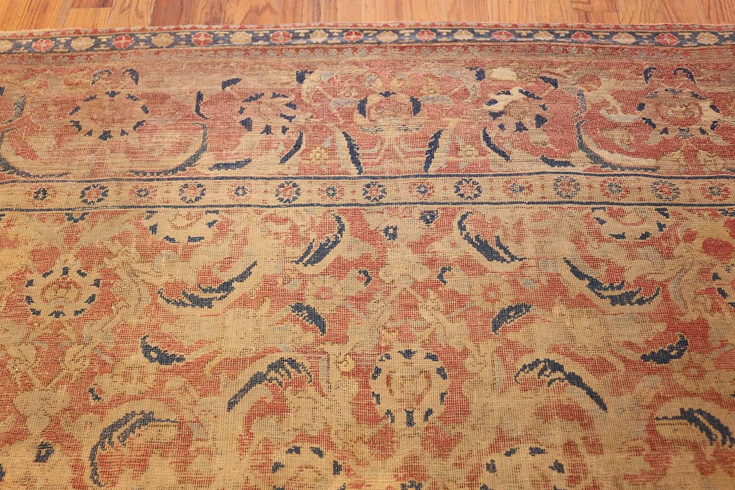 Hand-Knotted 17th Century Cairene Egyptian Rug