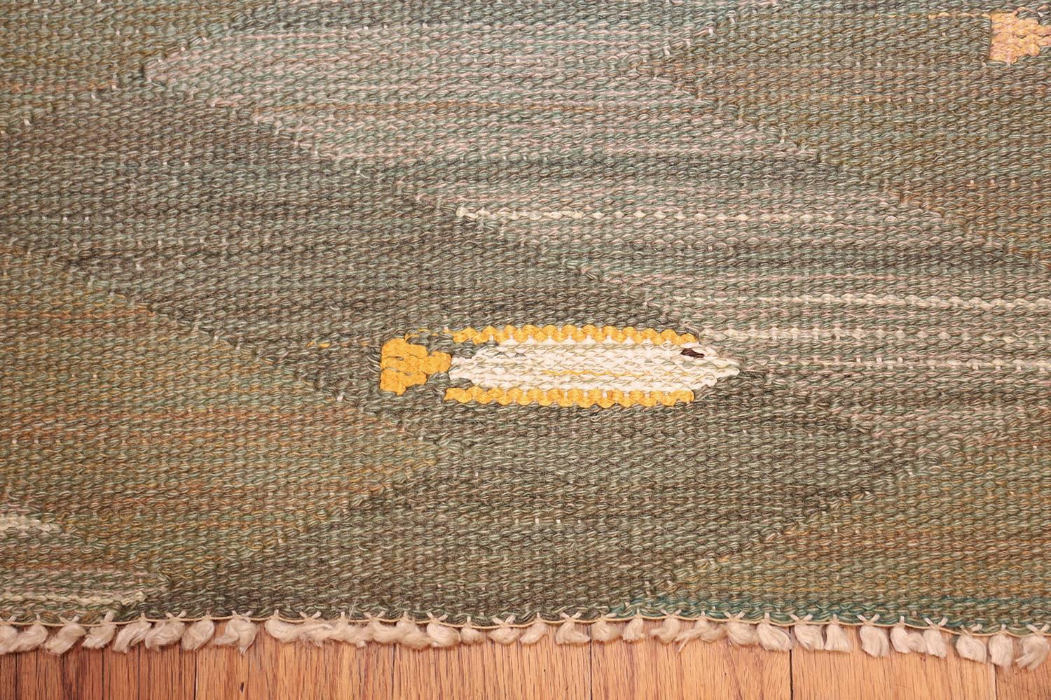 Wool Vintage Scandinavian Rug Possibly by Elsa Gullberg