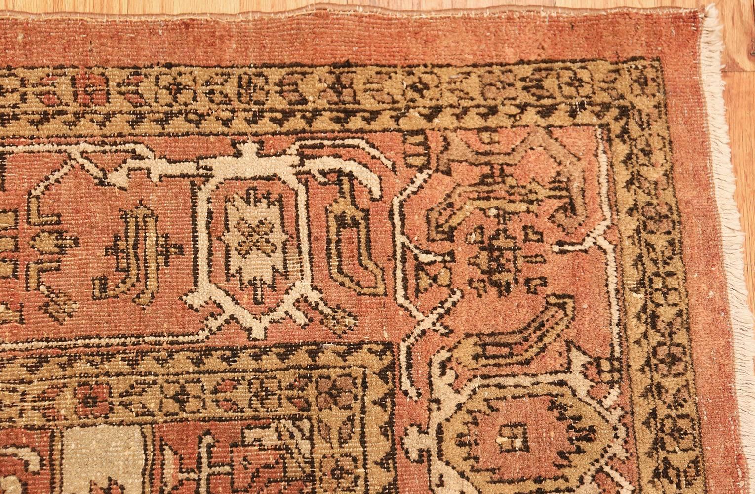 Hand-Knotted Antique Amritsar Indian Rug