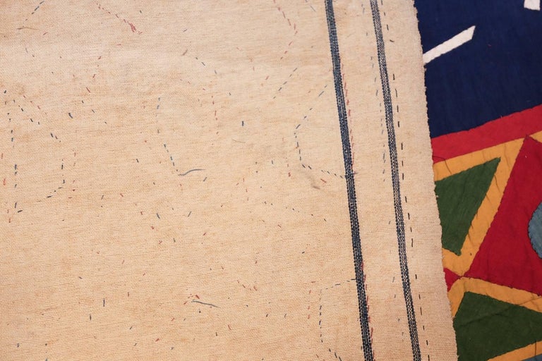 Antique Khayamiya Tent Panel Egyptian Textile. Size 10 ft 5 in x 15 ft