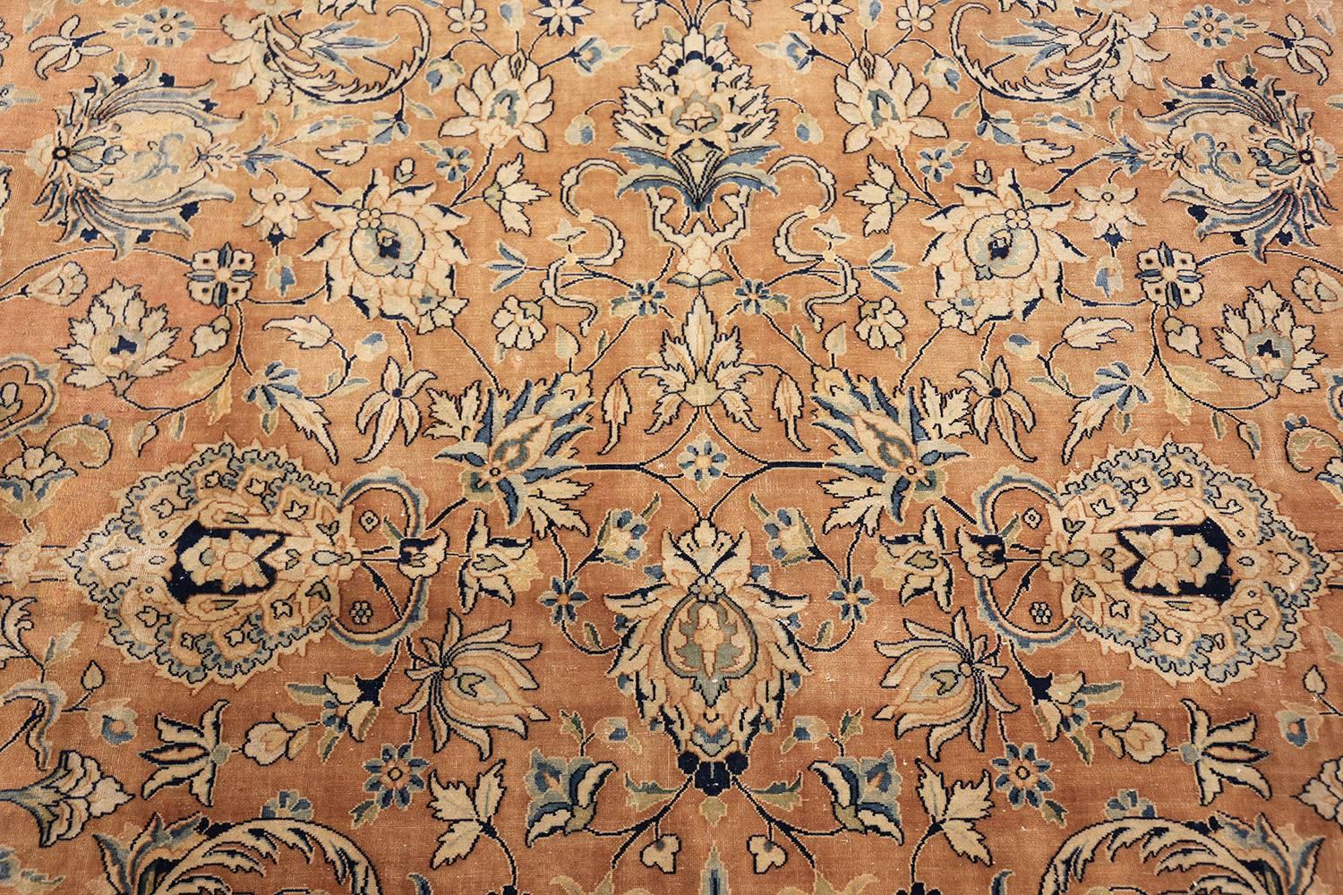 Wool Antique Persian Kerman Carpet 