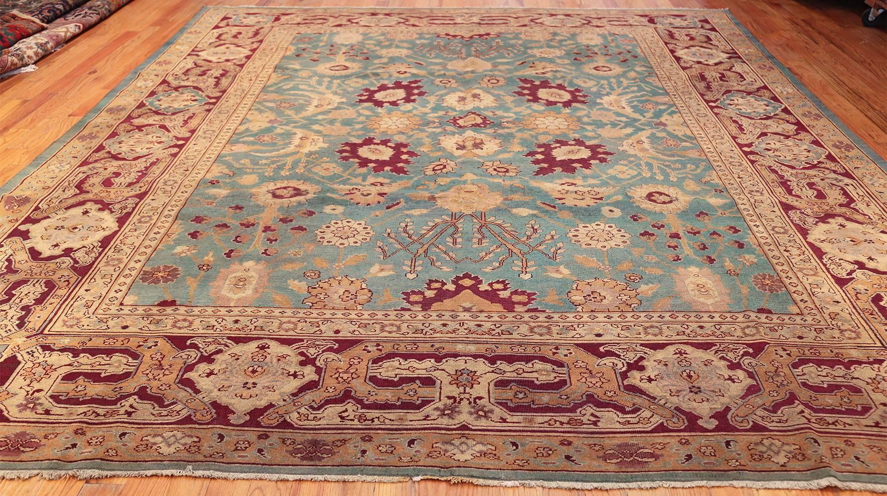 Wool Antique Agra Indian Rug