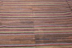 Large Room Size Antique American Rag Rug. Size: 11 ft 6 in x 14 ft 8 in