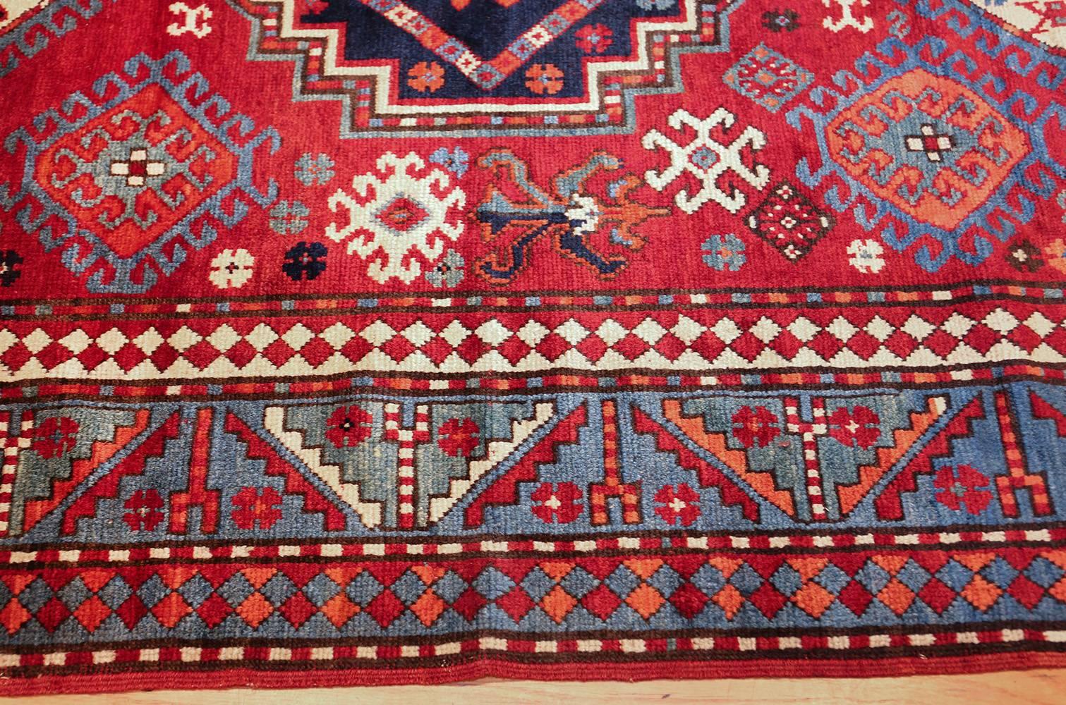 Wool Antique Lori Pemback Design Kazak Caucasian Rug