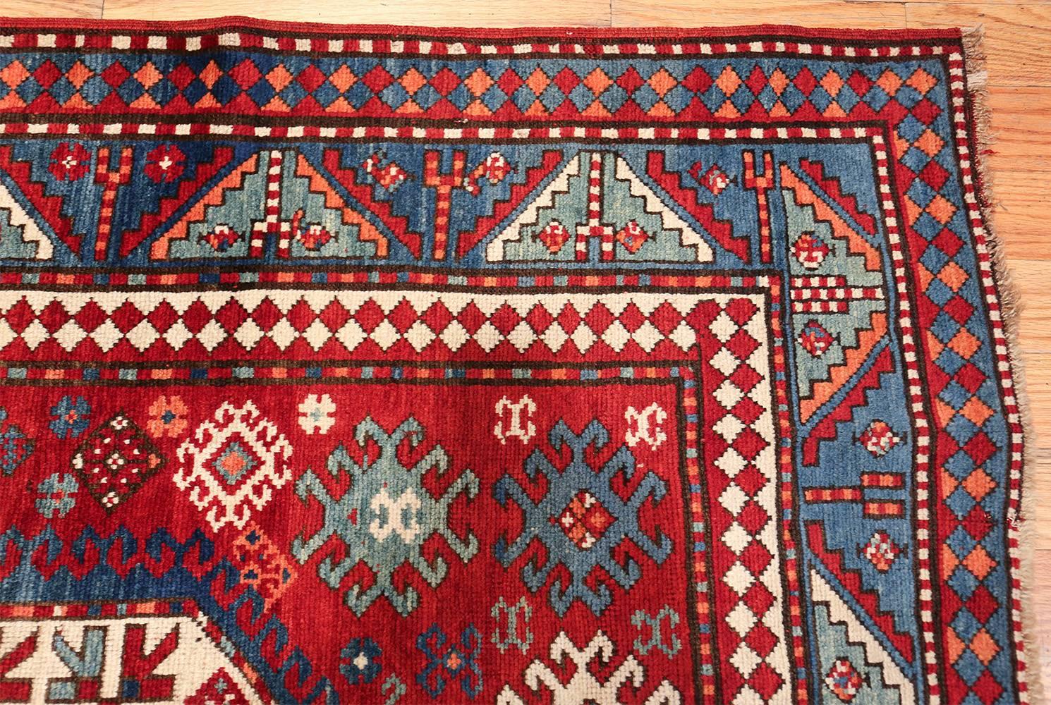 Antique Lori Pemback Design Kazak Caucasian Rug 1