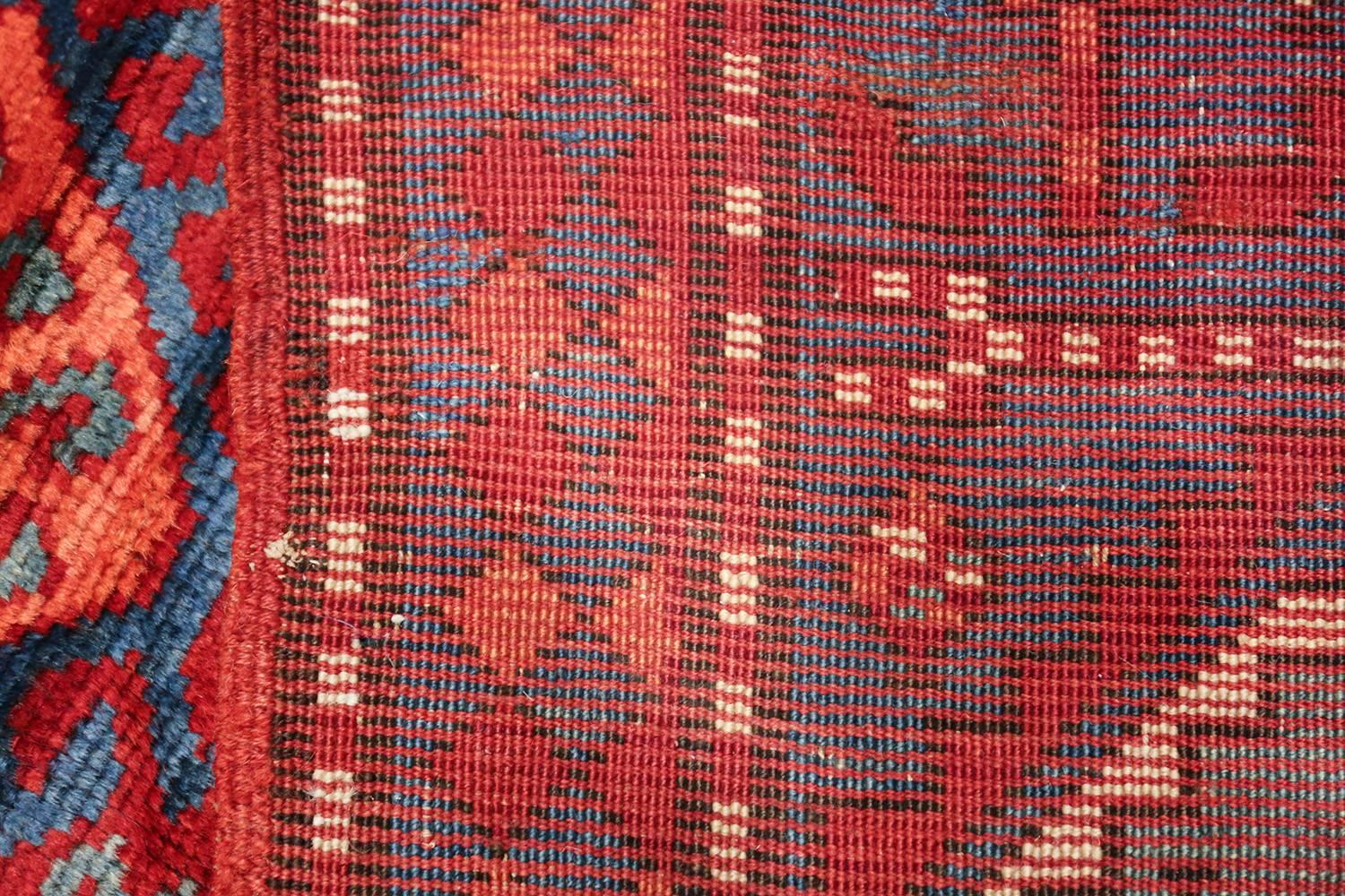 Hand-Knotted Antique Lori Pemback Design Kazak Caucasian Rug