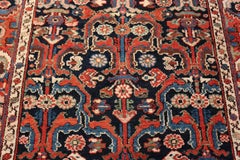 Antique Tribal Bakhtiari Persian Runner Rug. Size: 4 ft 4 in x 16 ft 8 in