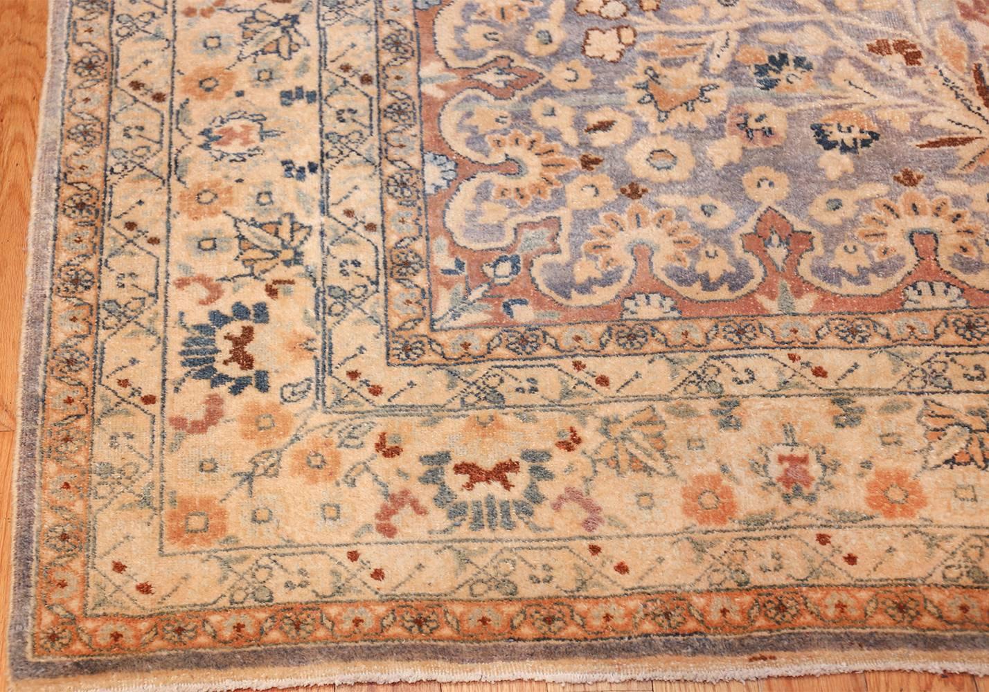 The region of Khorassan in northeastern Persia has been famed for Fine antique rugs going back to Timurid times in the late middle ages. In the later nineteenth and twentieth centuries Khorassan became a center for the production of high quality