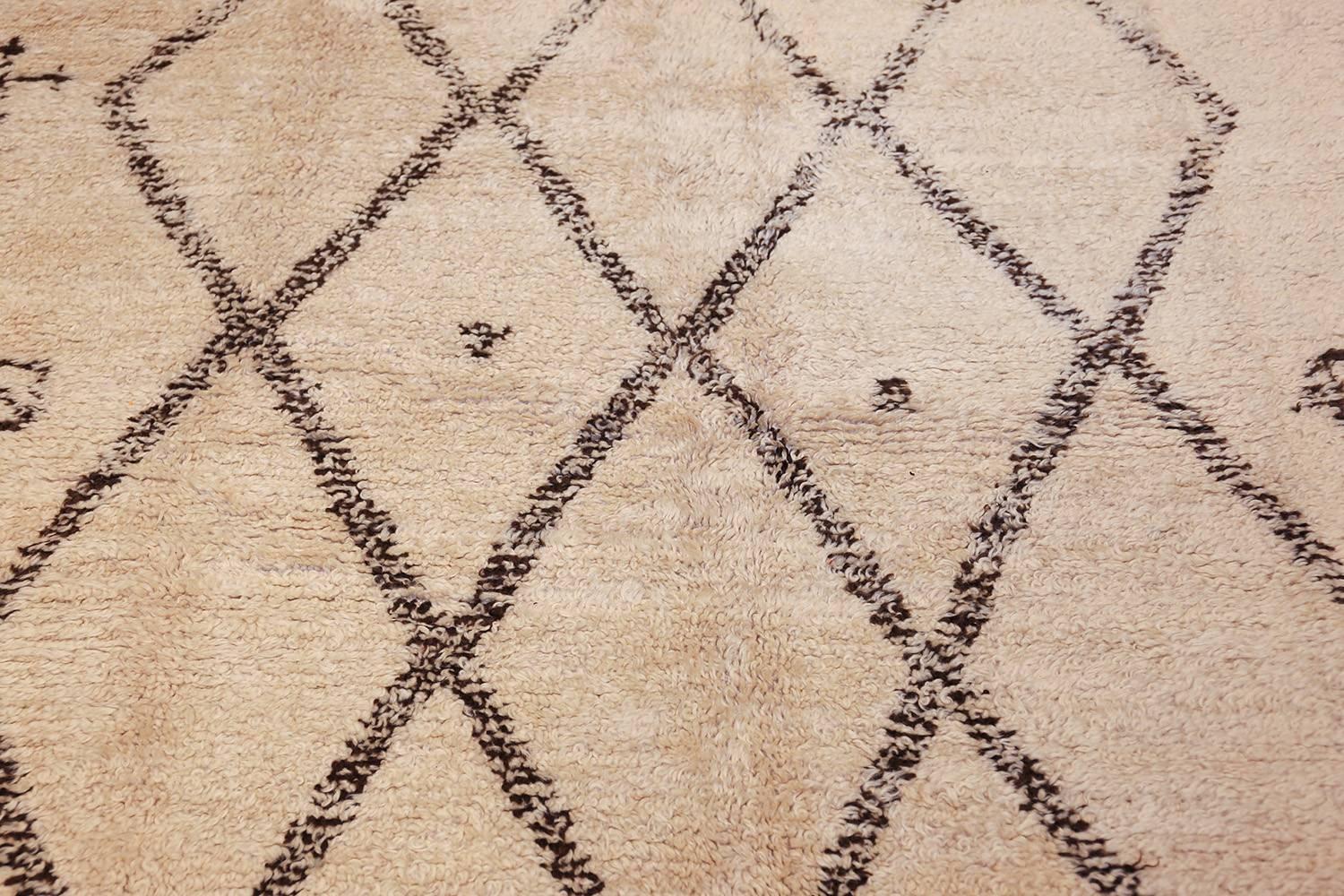 20th Century Vintage Moroccan Rug