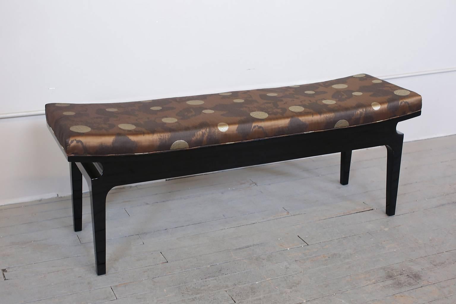 Italian Mid-Century Modern Asiatic Bench circa 1950s