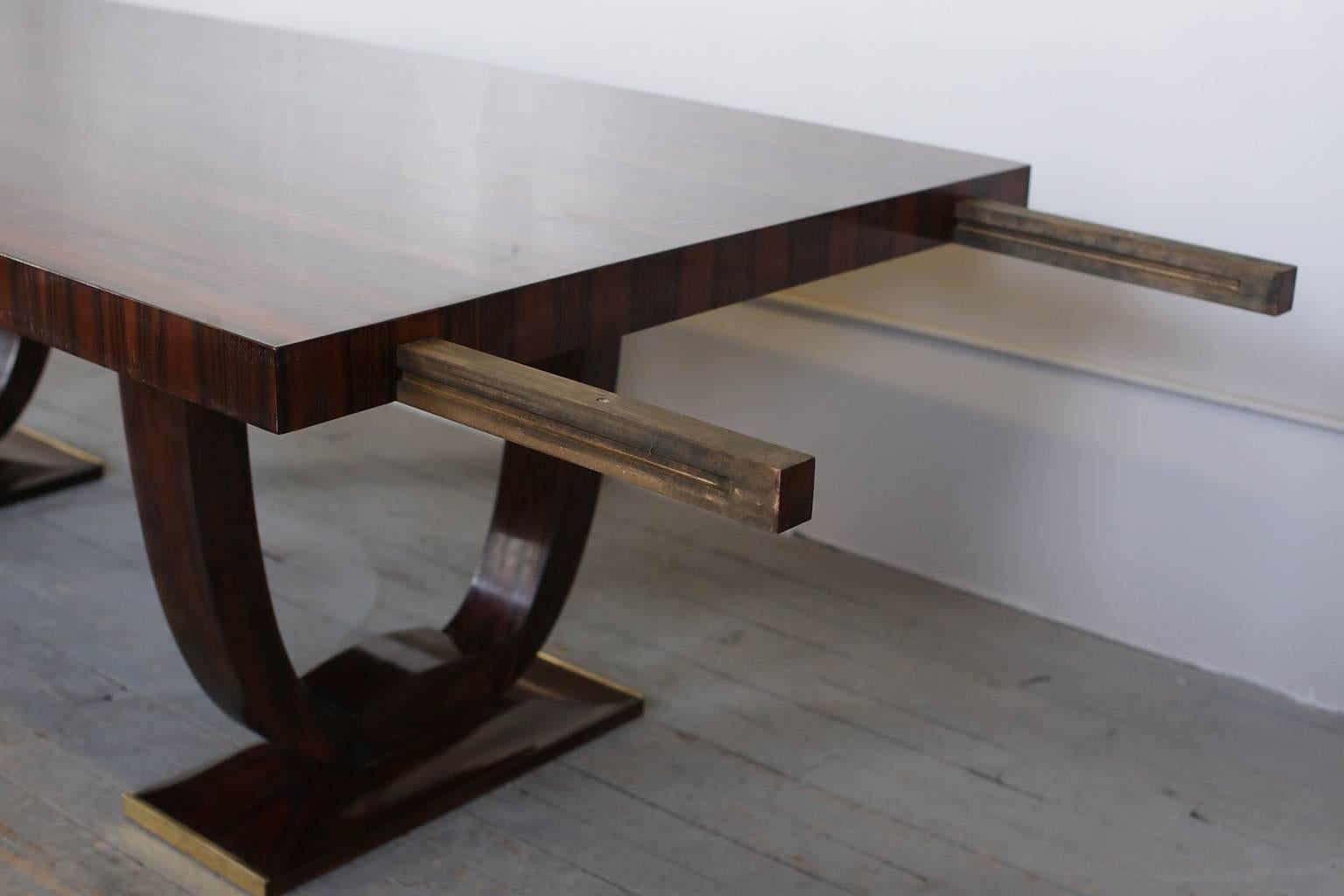 French Art Deco Rio Palissandre Dining Table circa 1935 2