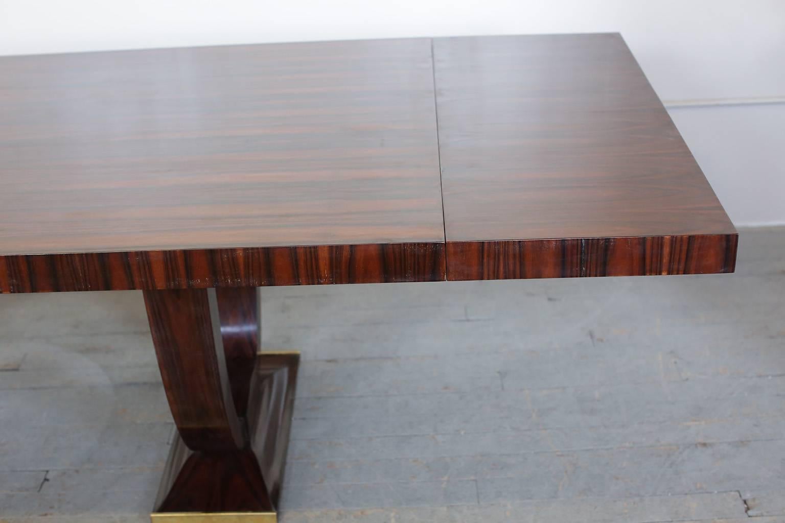 French Art Deco Rio Palissandre Dining Table circa 1935 4