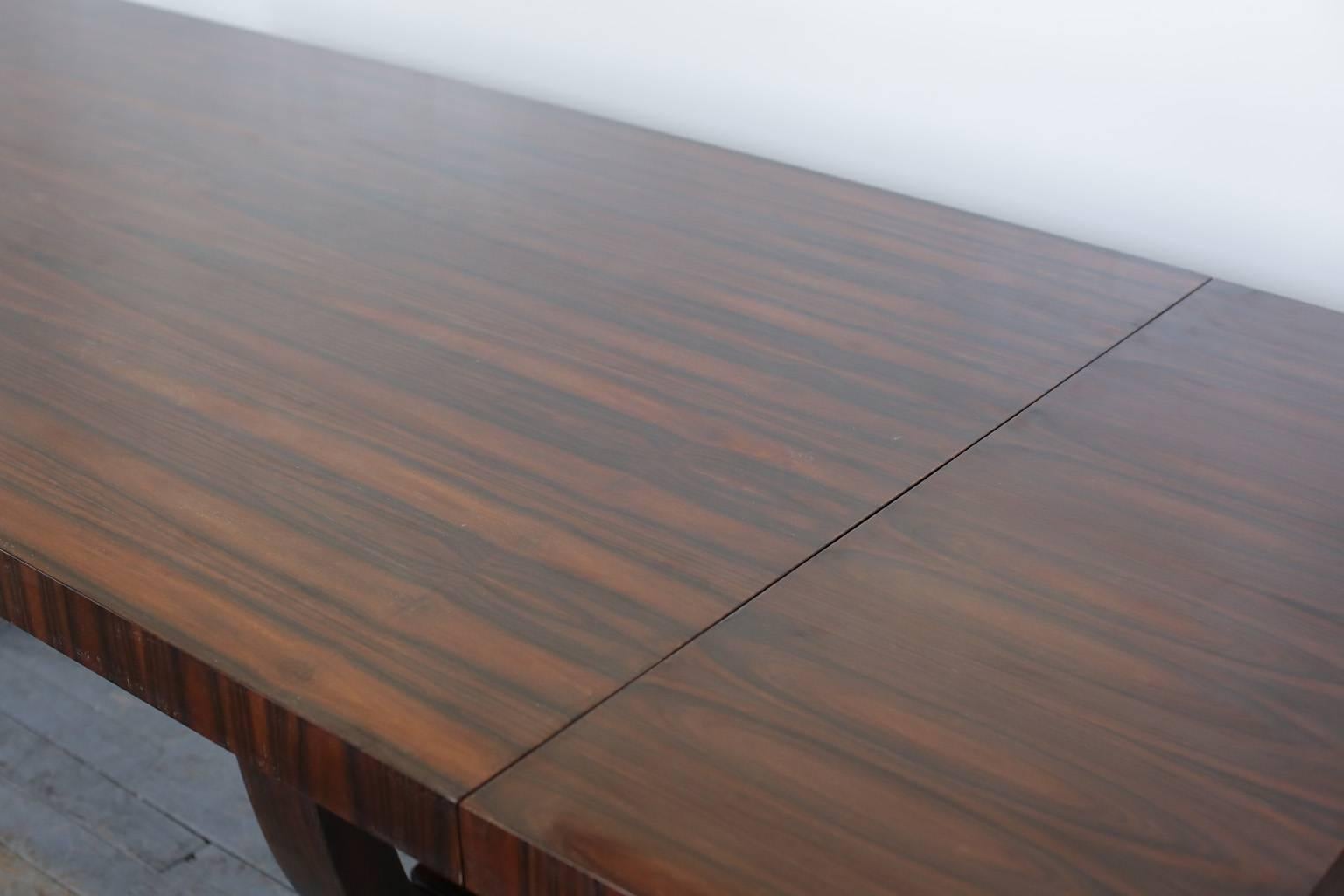 French Art Deco Rio Palissandre Dining Table circa 1935 5