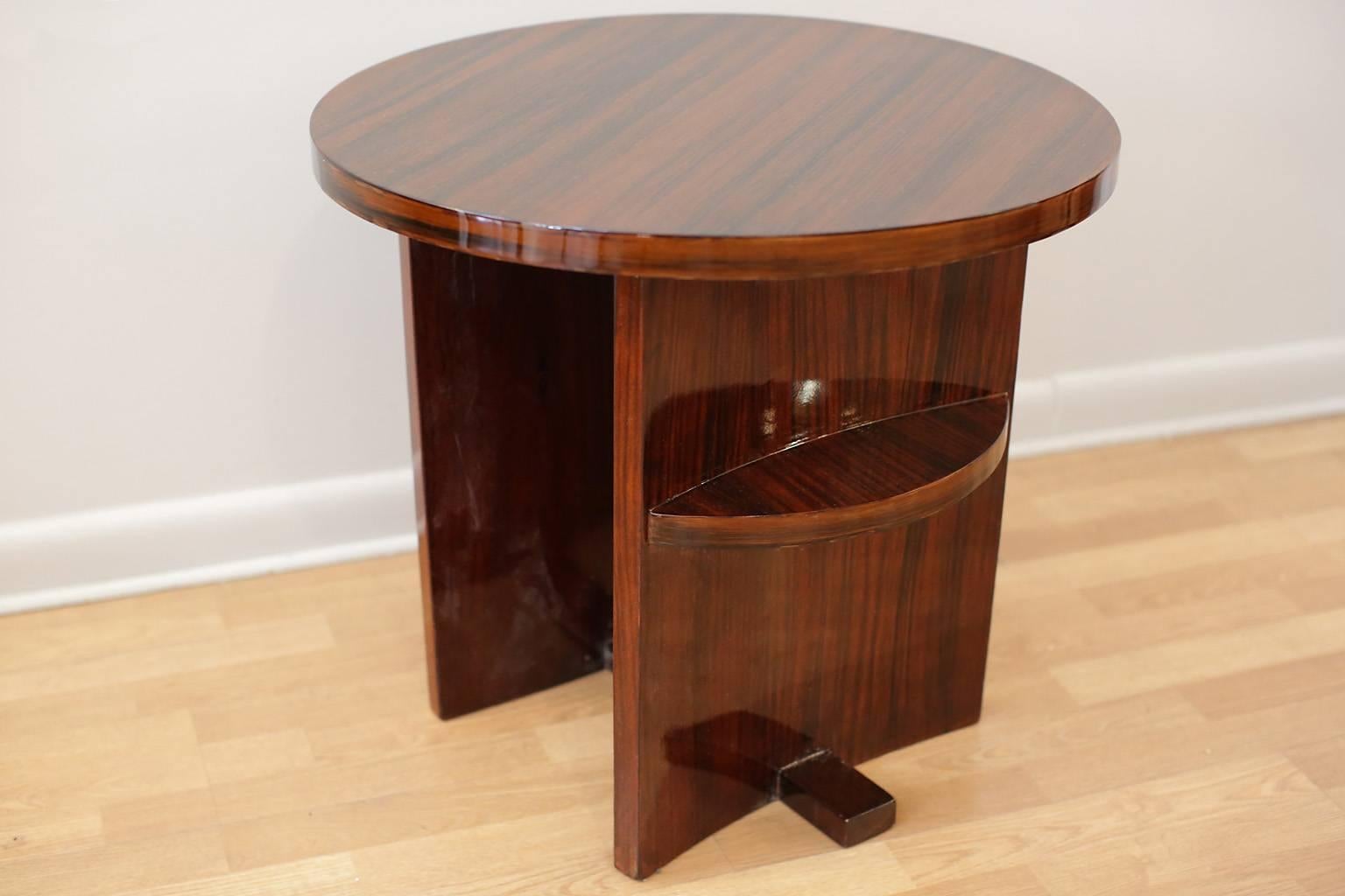 French Art Deco Gueridon or Side Table In Excellent Condition In New York, NY