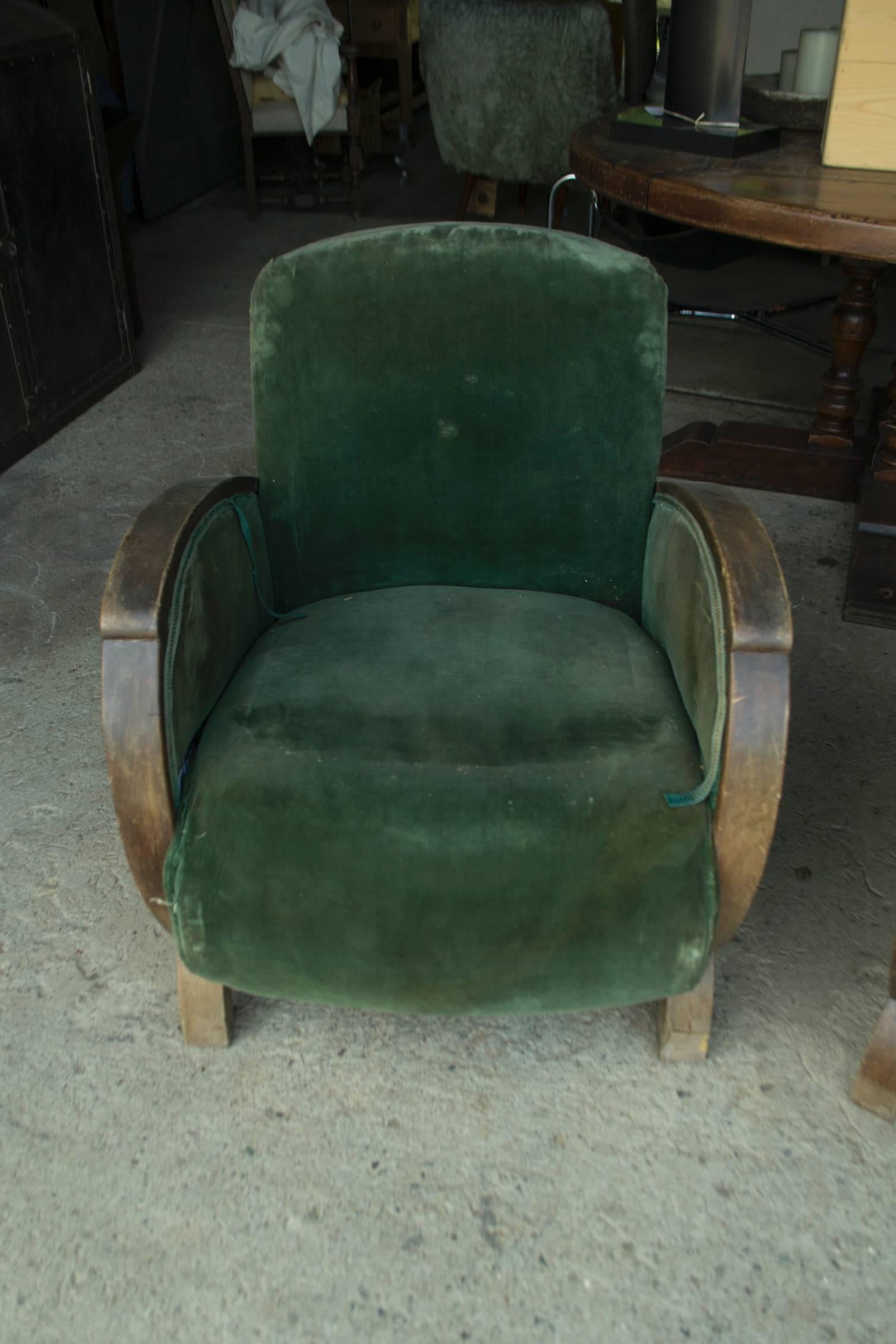vintage art deco chairs