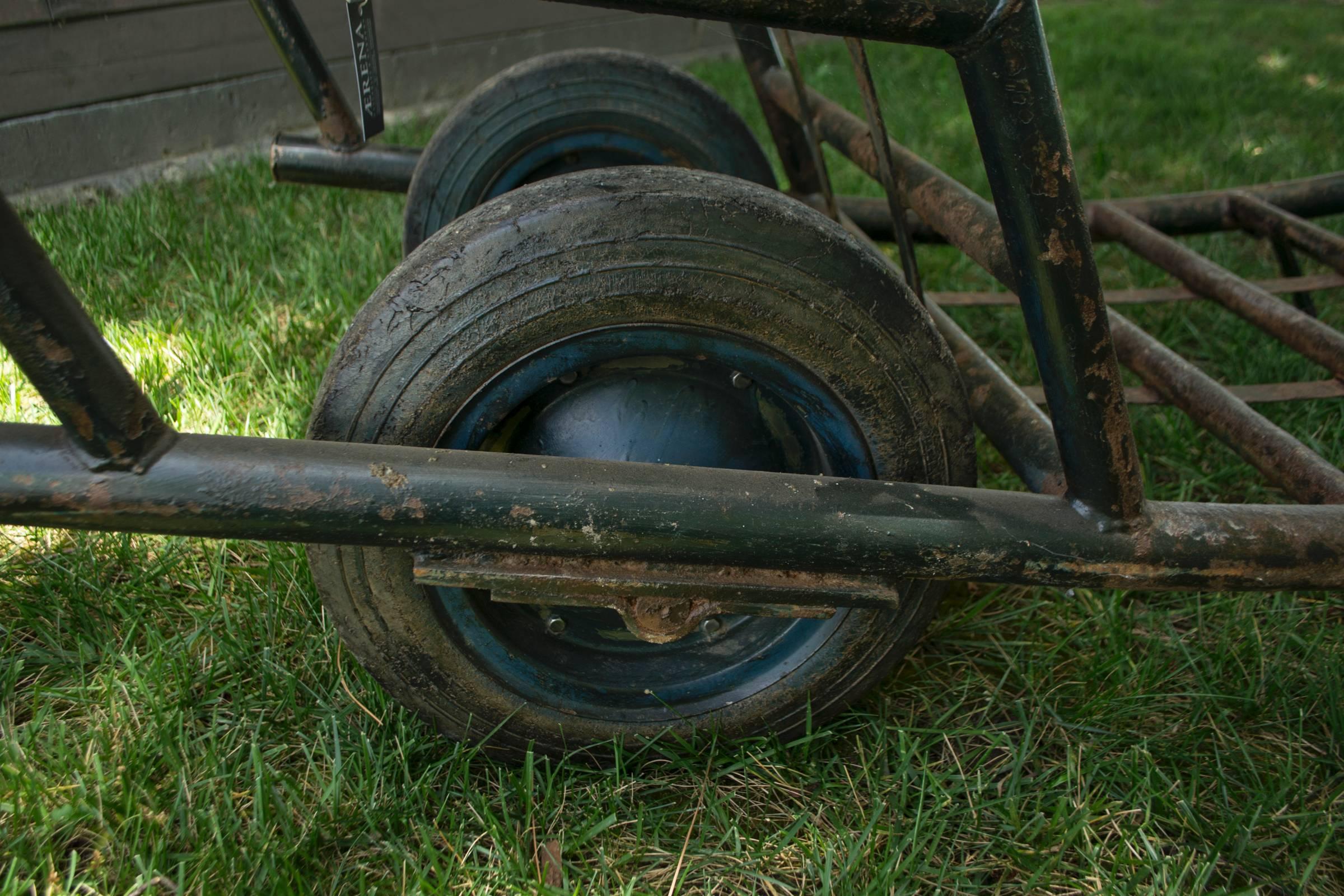 Vintage Metal Trolley Cart For Sale 3