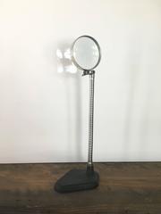 Verre grossissant américain vintage, datant du XXe siècle