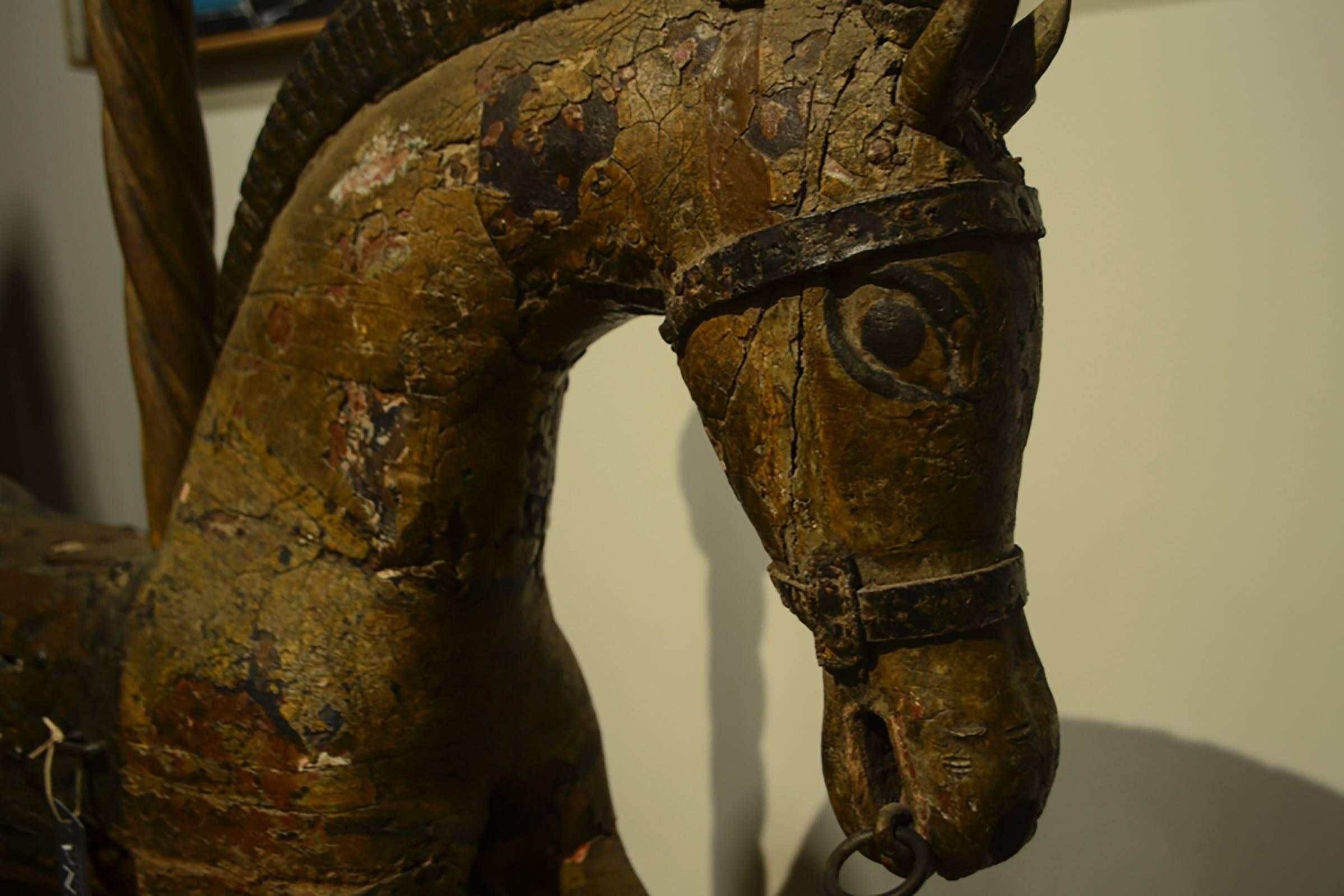 18th Century and Earlier Vintage Carousel Horse For Sale