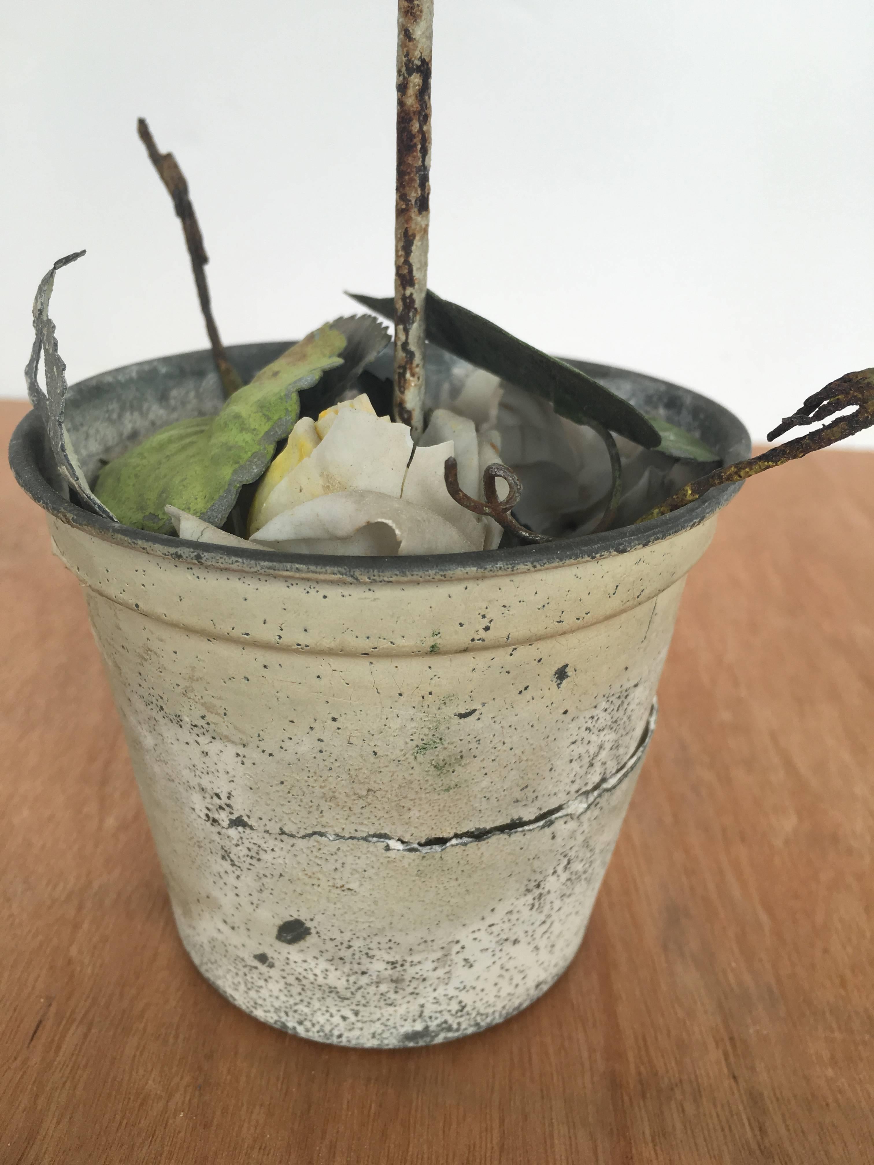 Paar Porzellan-Blumentopf-Töpfe aus dem 19. Jahrhundert im Angebot 4