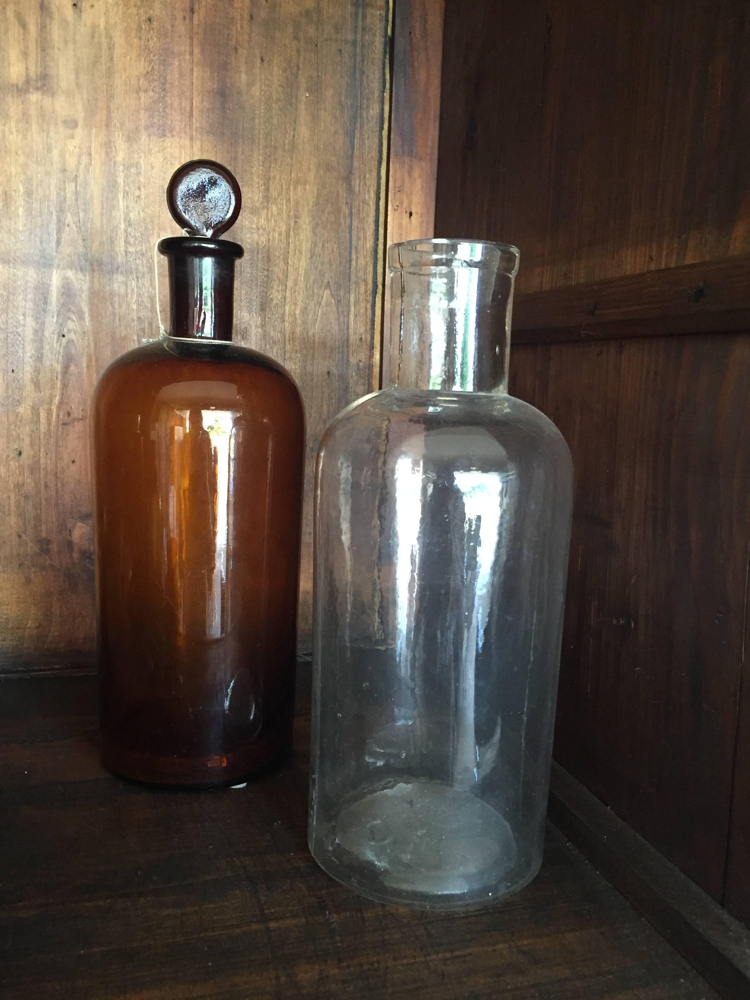 French Vintage Apothecary Jars, c. 19th Century For Sale