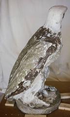 Pair of Cast Stone Garden Eagles