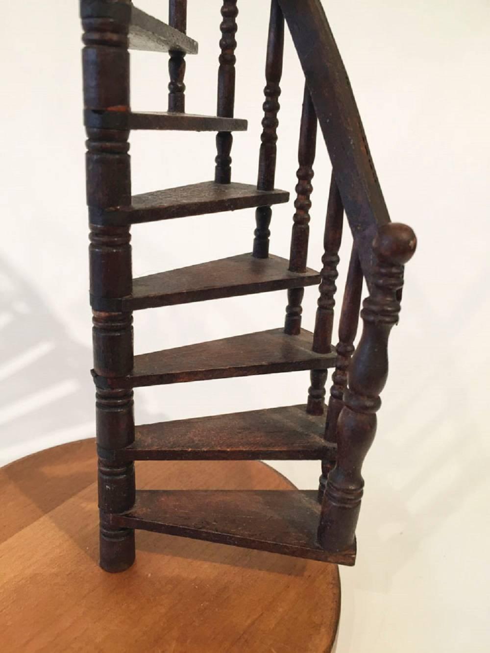 Belgian Vintage Carpenter's Staircase Model For Sale