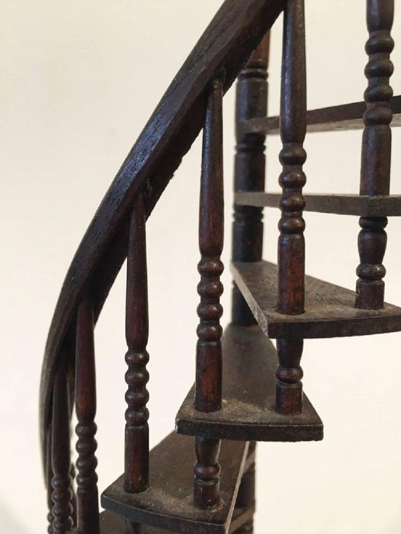 Vintage Carpenter's Staircase Model For Sale at 1stdibs