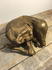 Vintage Bronze Cast of Calf Fetus
