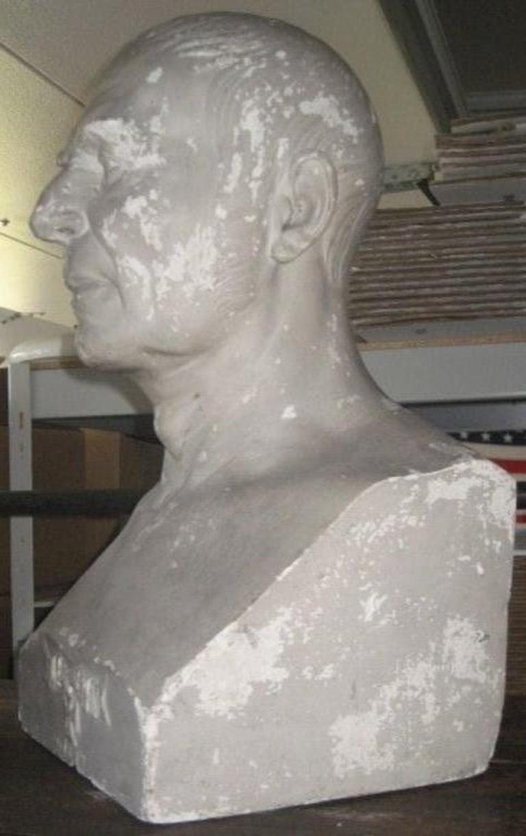 Vintage French Plaster Bust, c.1880 For Sale at 1stdibs
