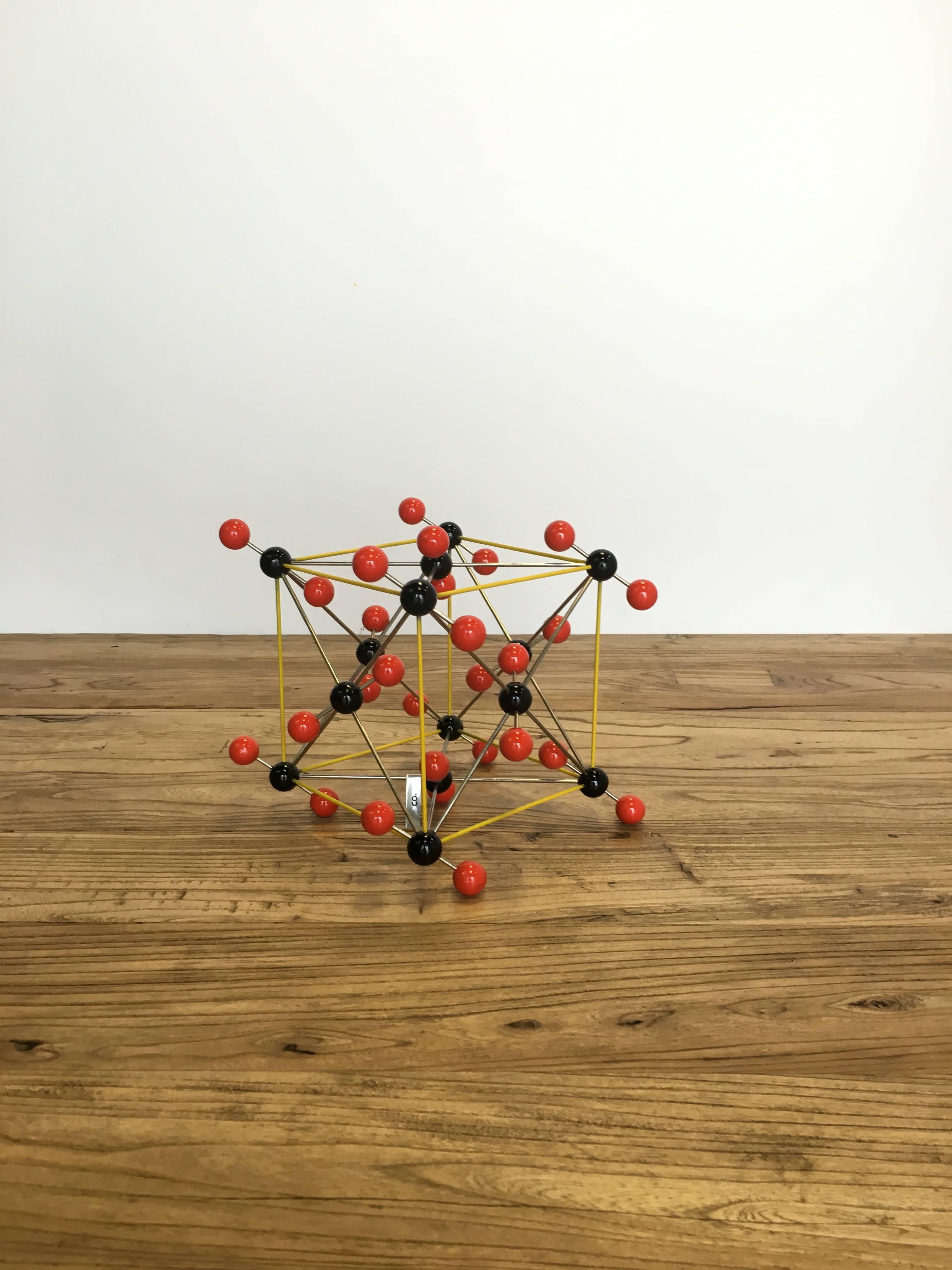 carbon dioxide ball and stick model