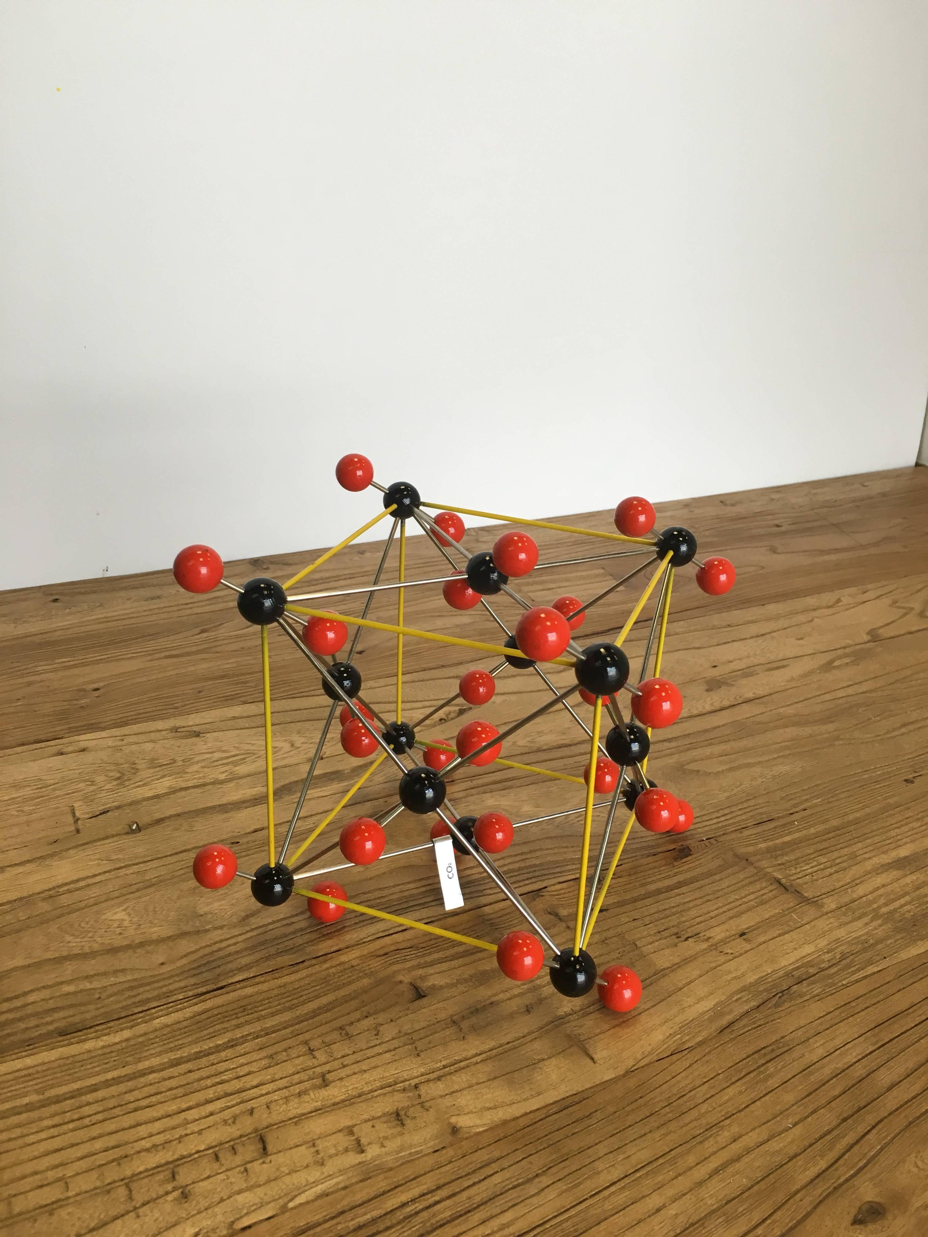 vintage molecular model