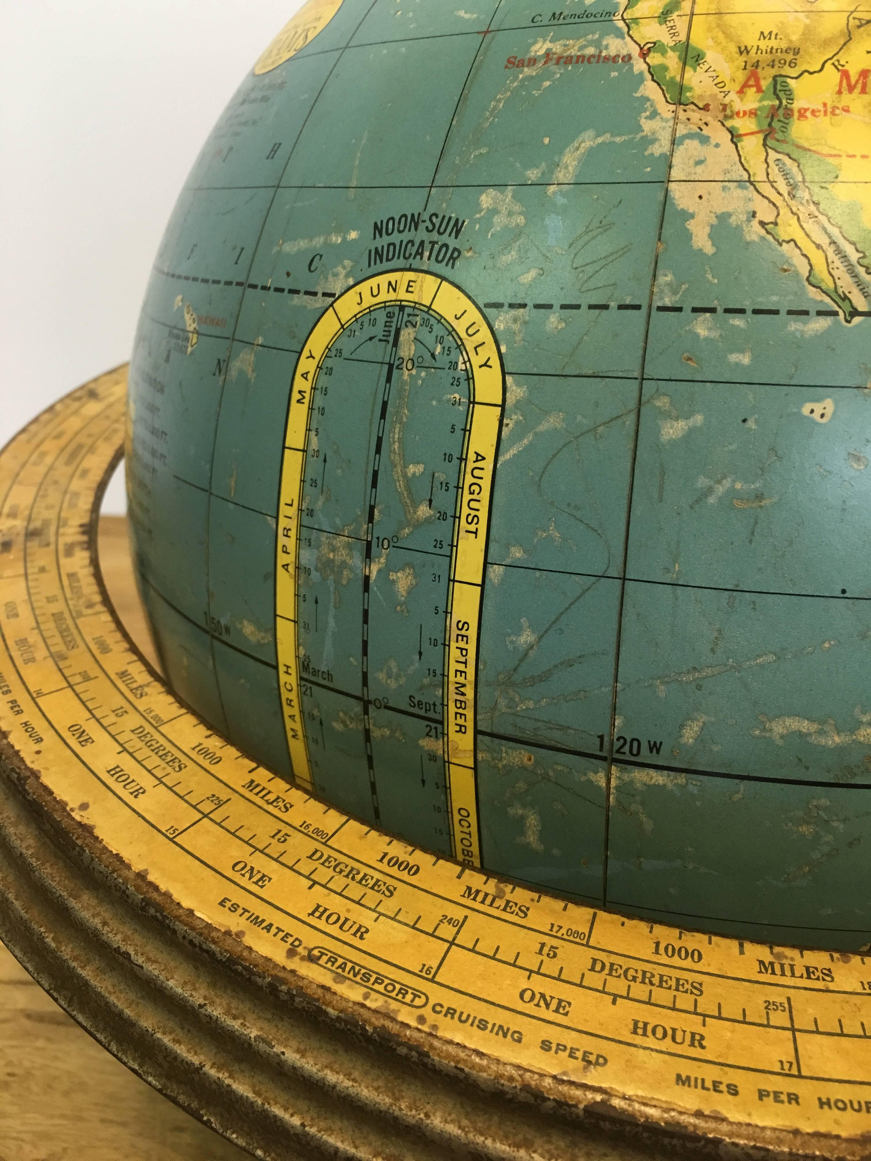 terrestial globe