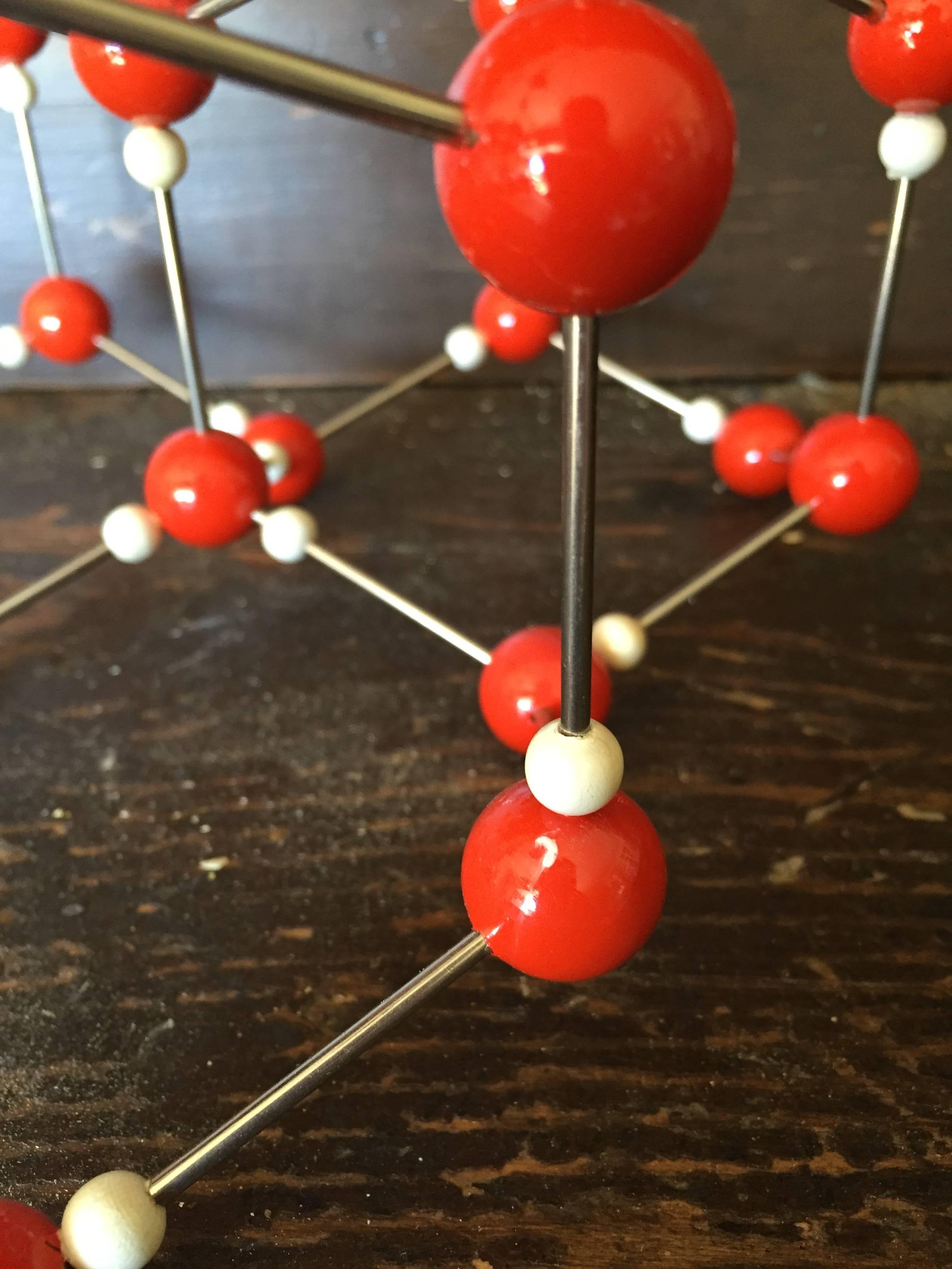 vintage molecular model