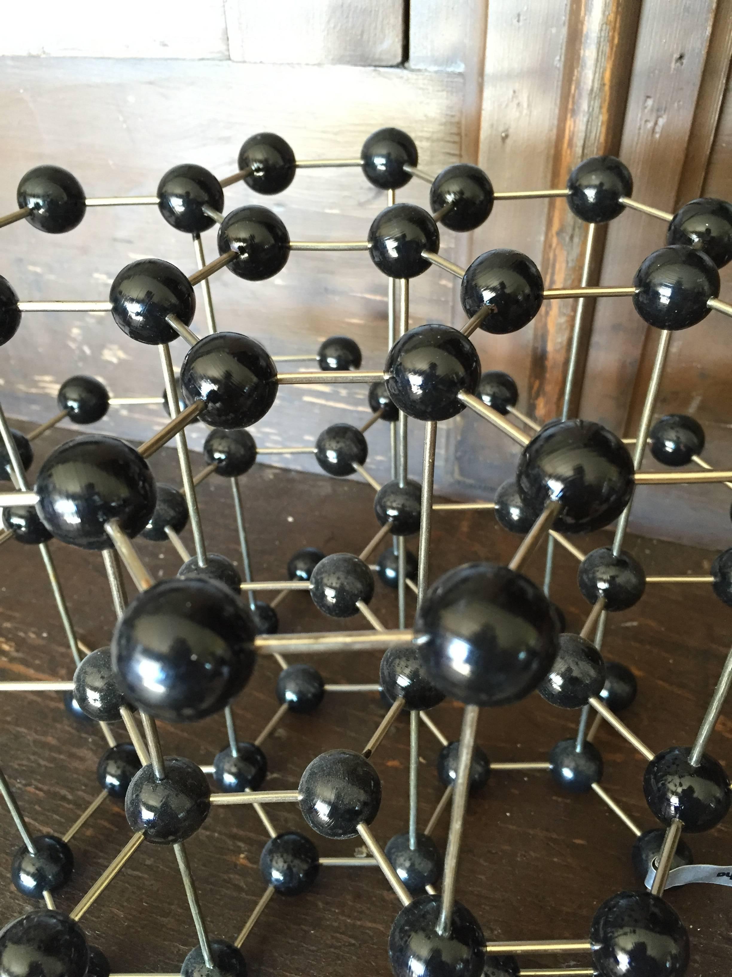 ball and stick model of graphite
