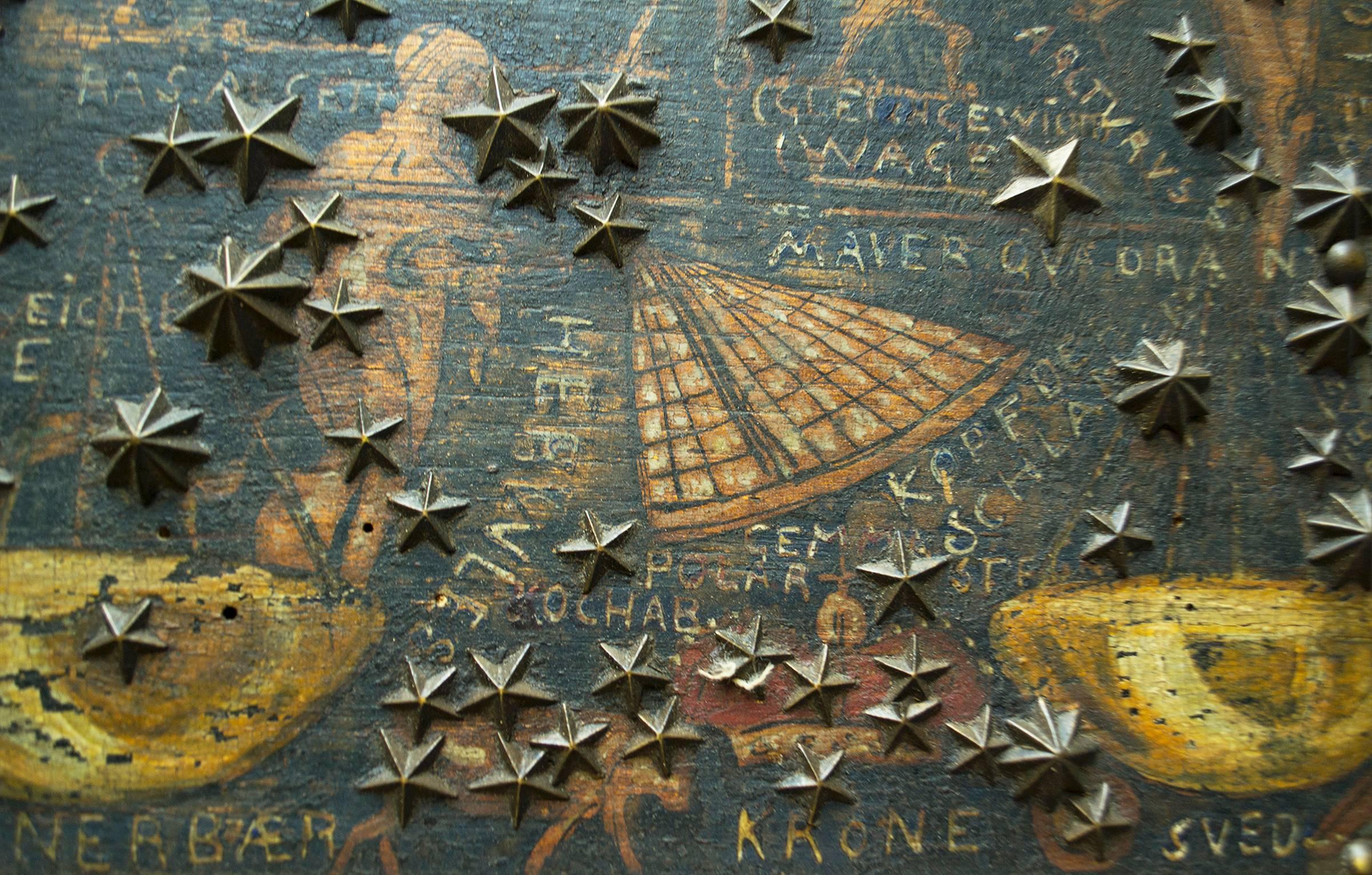 20th Century Vintage Astrological Ceiling Panel