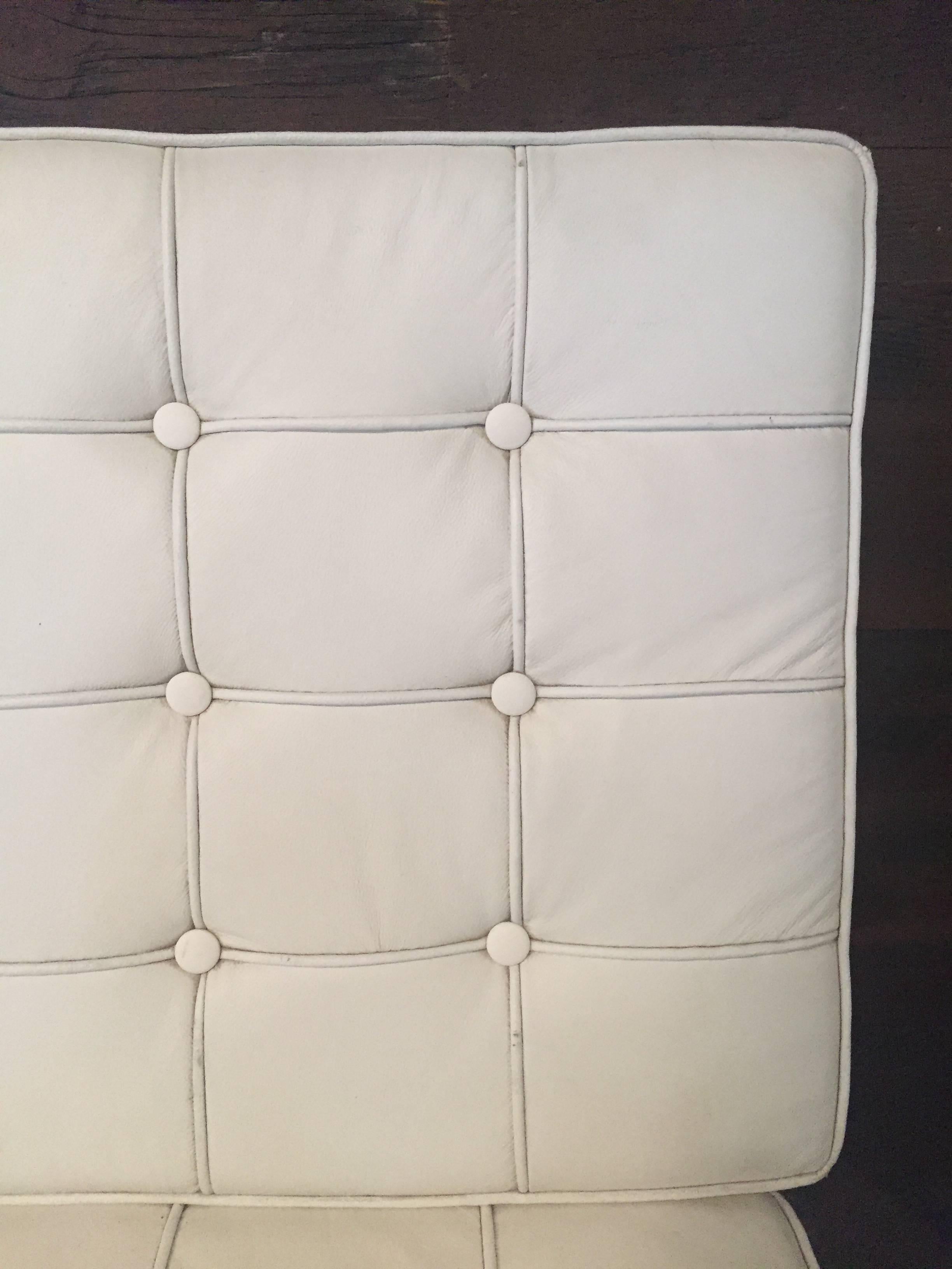 Leather White Sofa For Sale