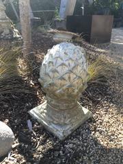 French Terracotta Artichoke Finial, circa 1960s
