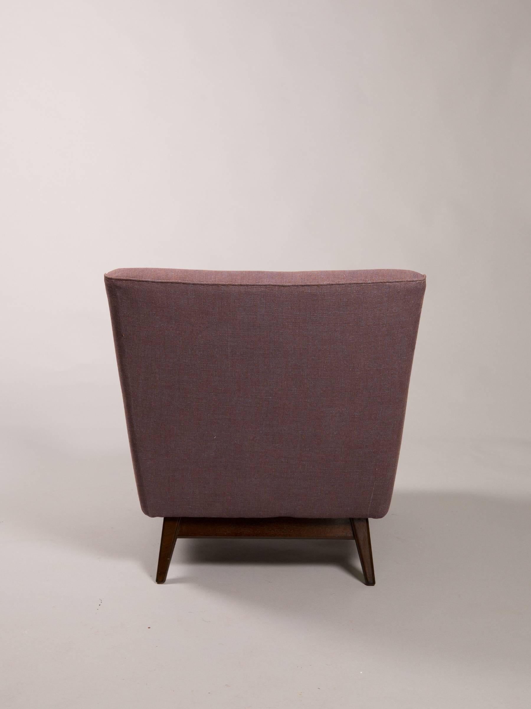 American Mid-Century Armchair Attributed to Jens Risom For Sale