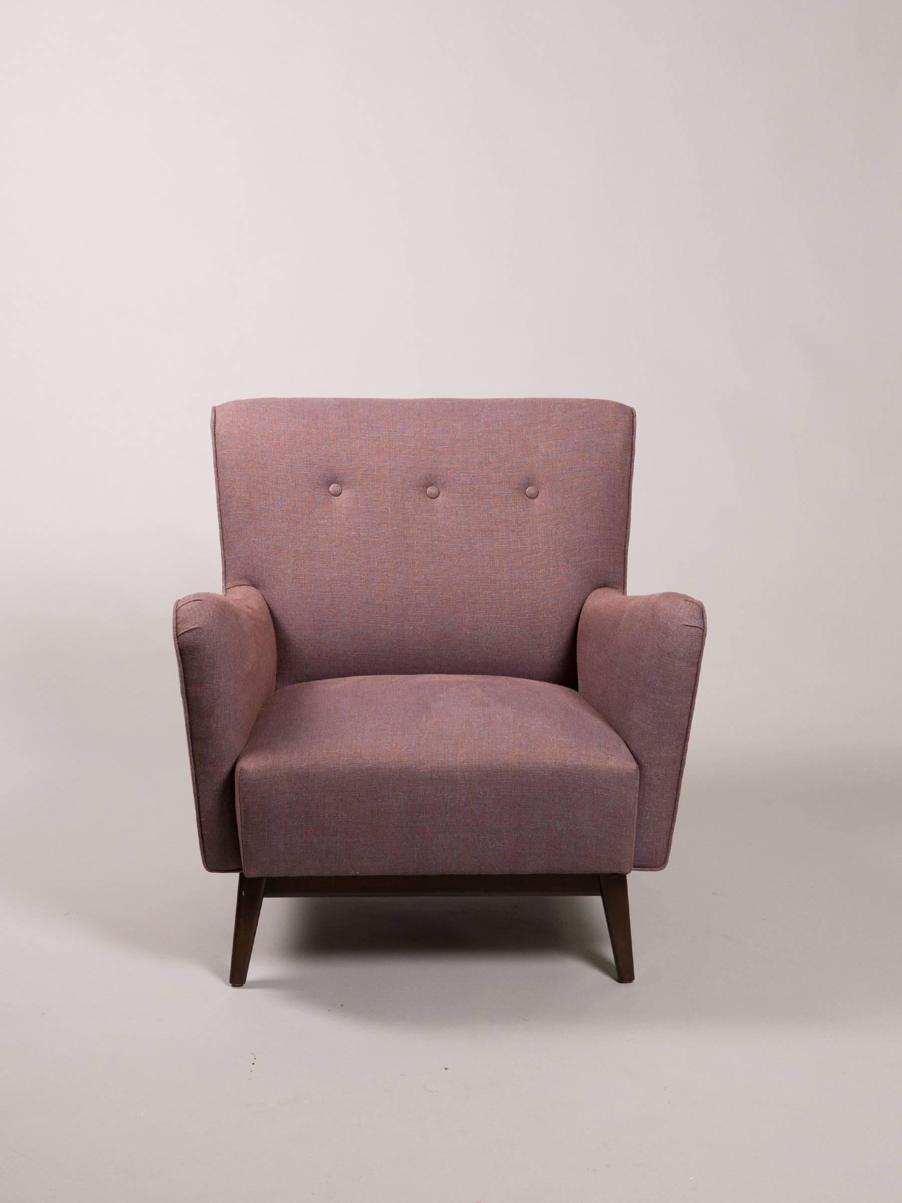 Mid-Century Modern Mid-Century Armchair Attributed to Jens Risom For Sale