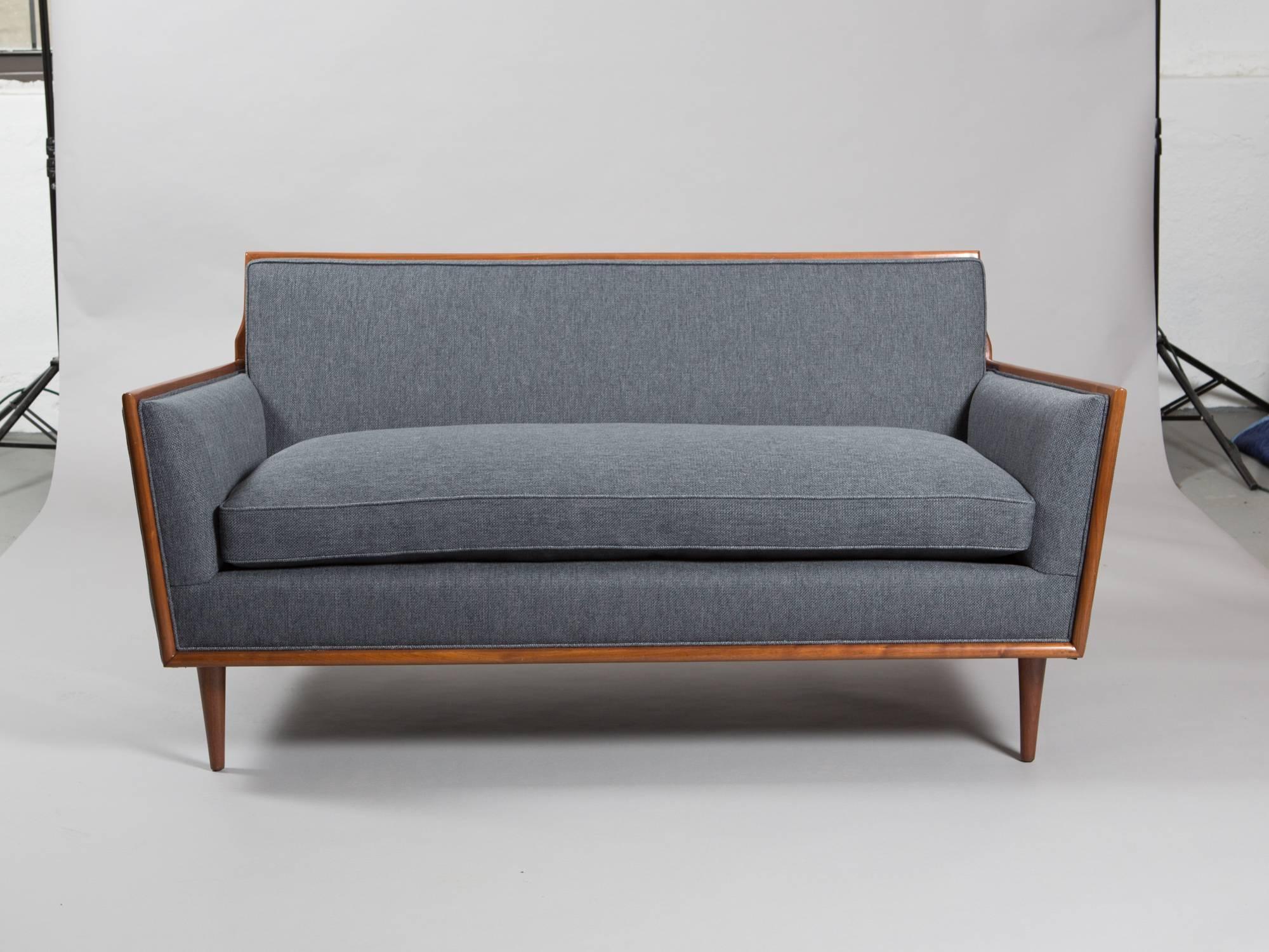 American Robsjohn-Gibbings Style Mid-Century Modern Settee