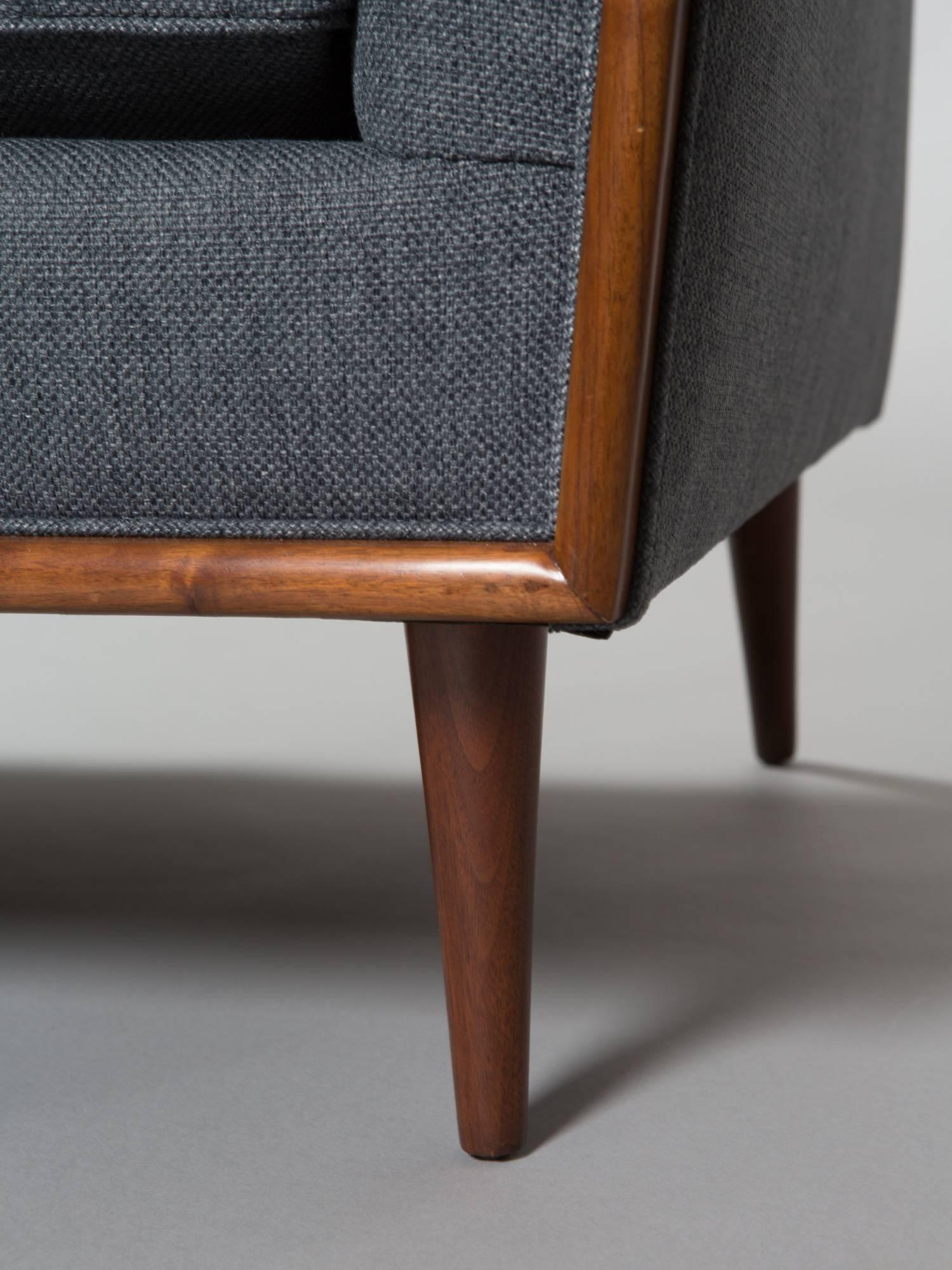 Robsjohn-Gibbings Style Mid-Century Modern Settee 1
