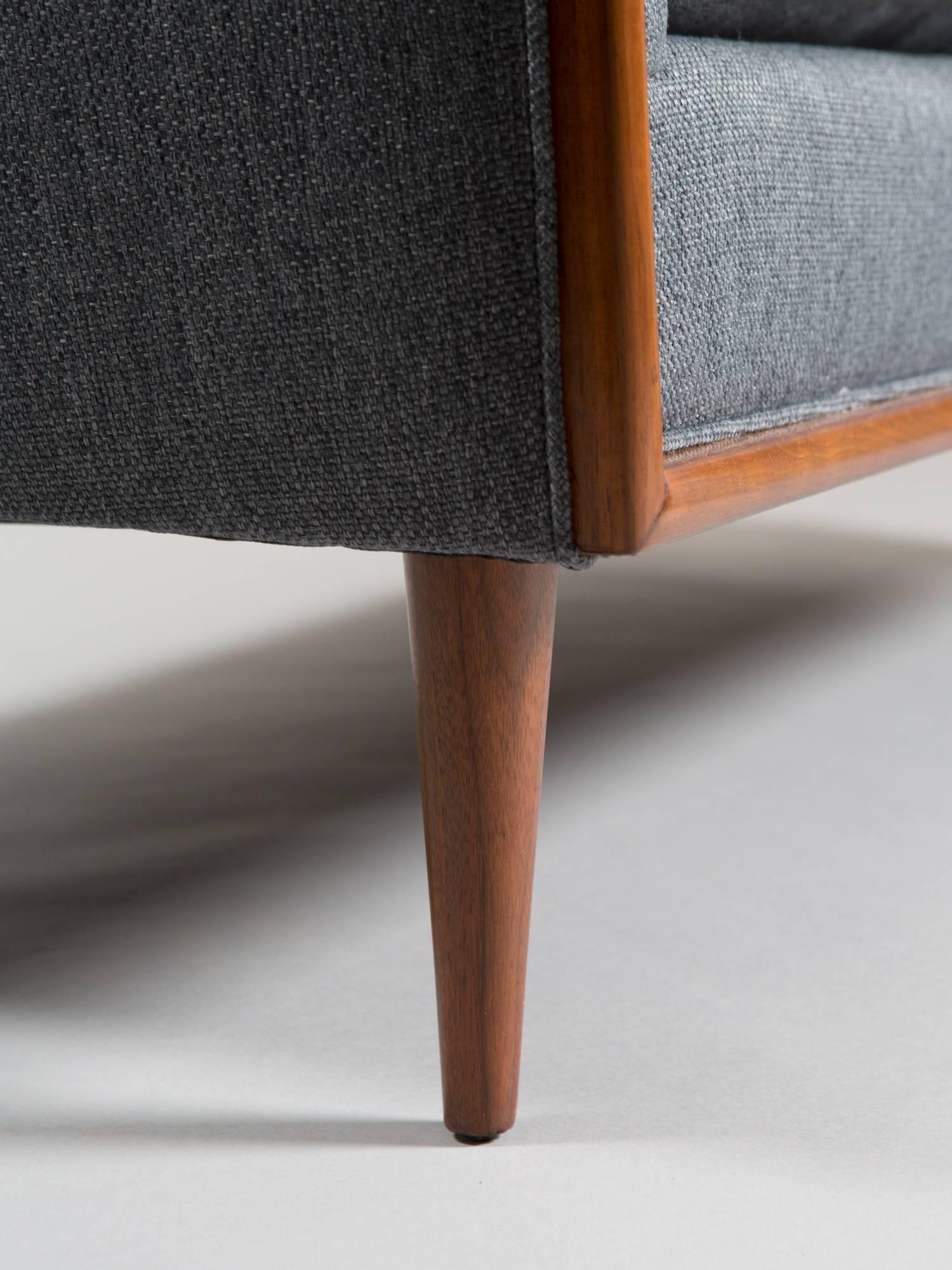 Robsjohn-Gibbings Style Mid-Century Modern Settee 4
