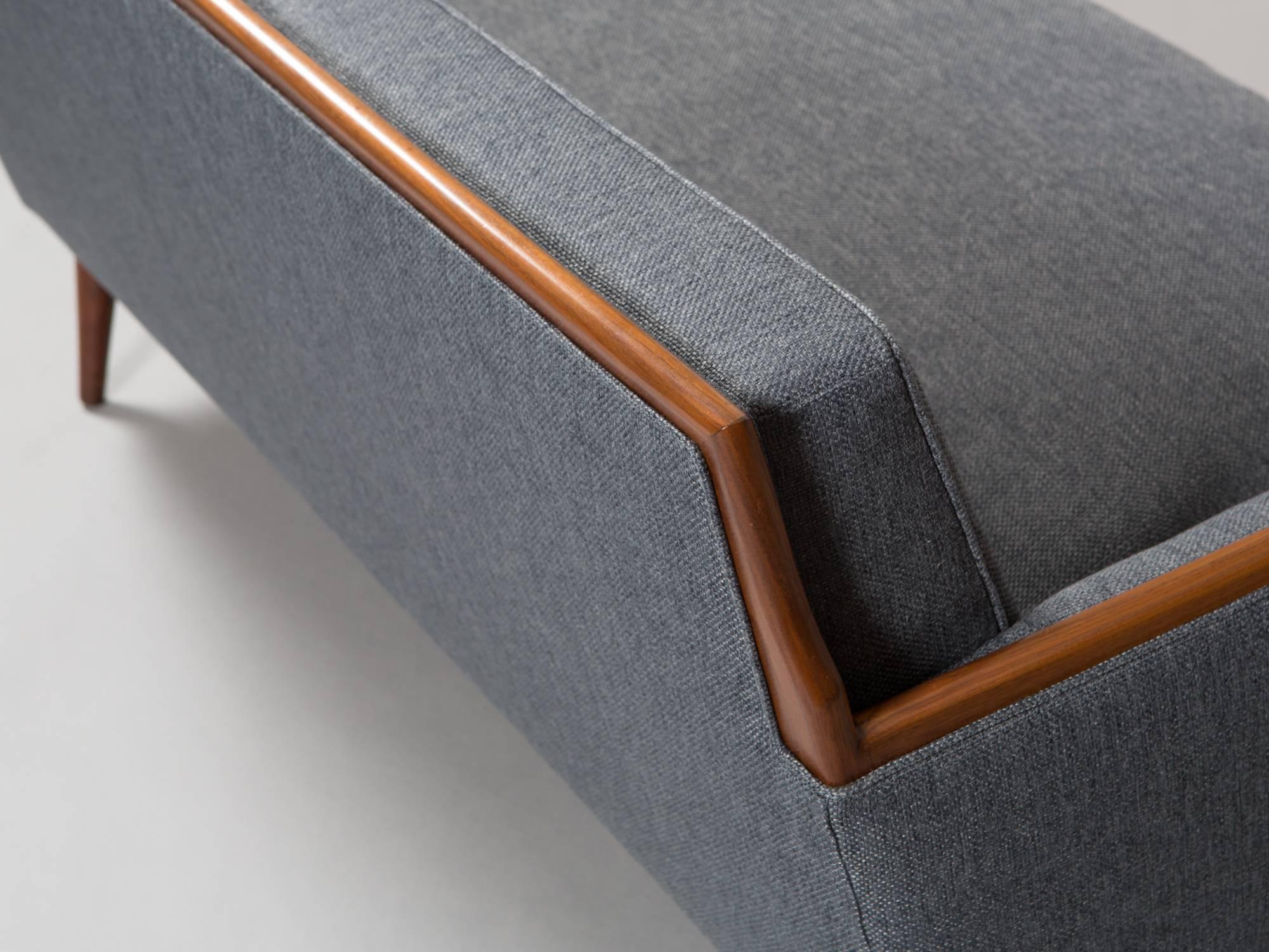 Robsjohn-Gibbings Style Mid-Century Modern Settee 5