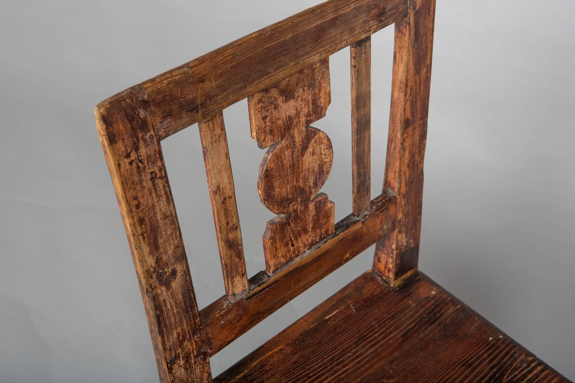 Set of Four 19th Century, Latin American Dining Chairs 3