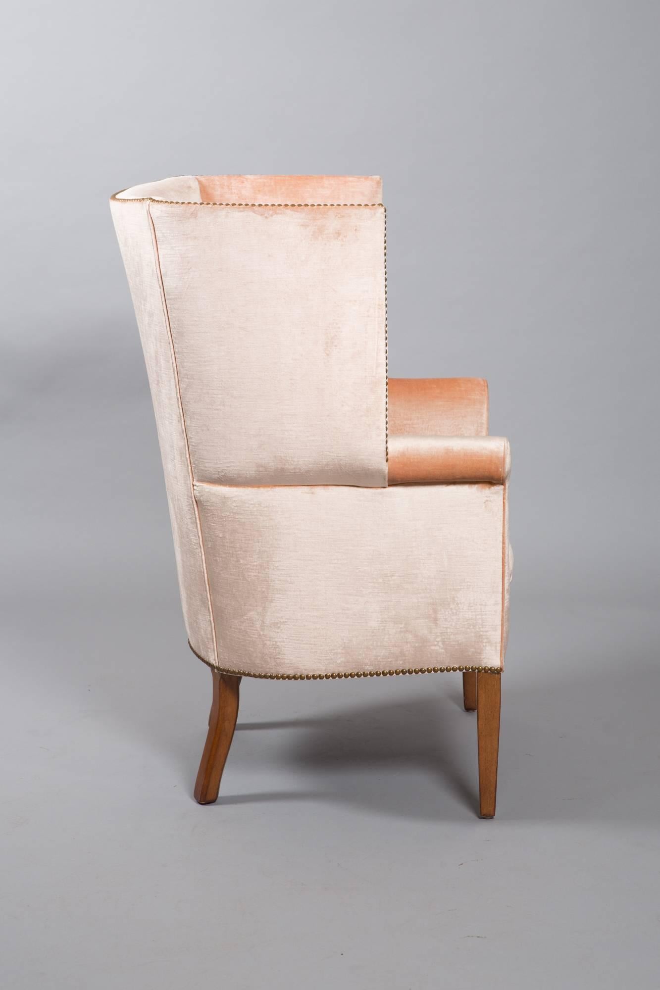 1950s Midcentury Wingback Armchair For Sale 2