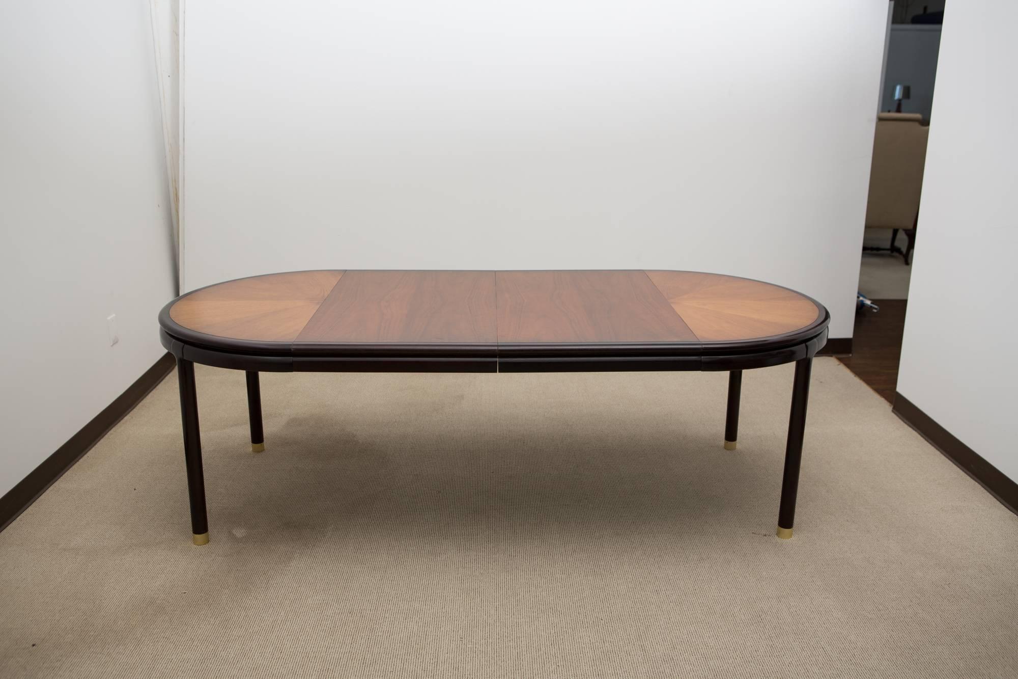 Late 20th Century Midcentury Dining Table with Two Leaves