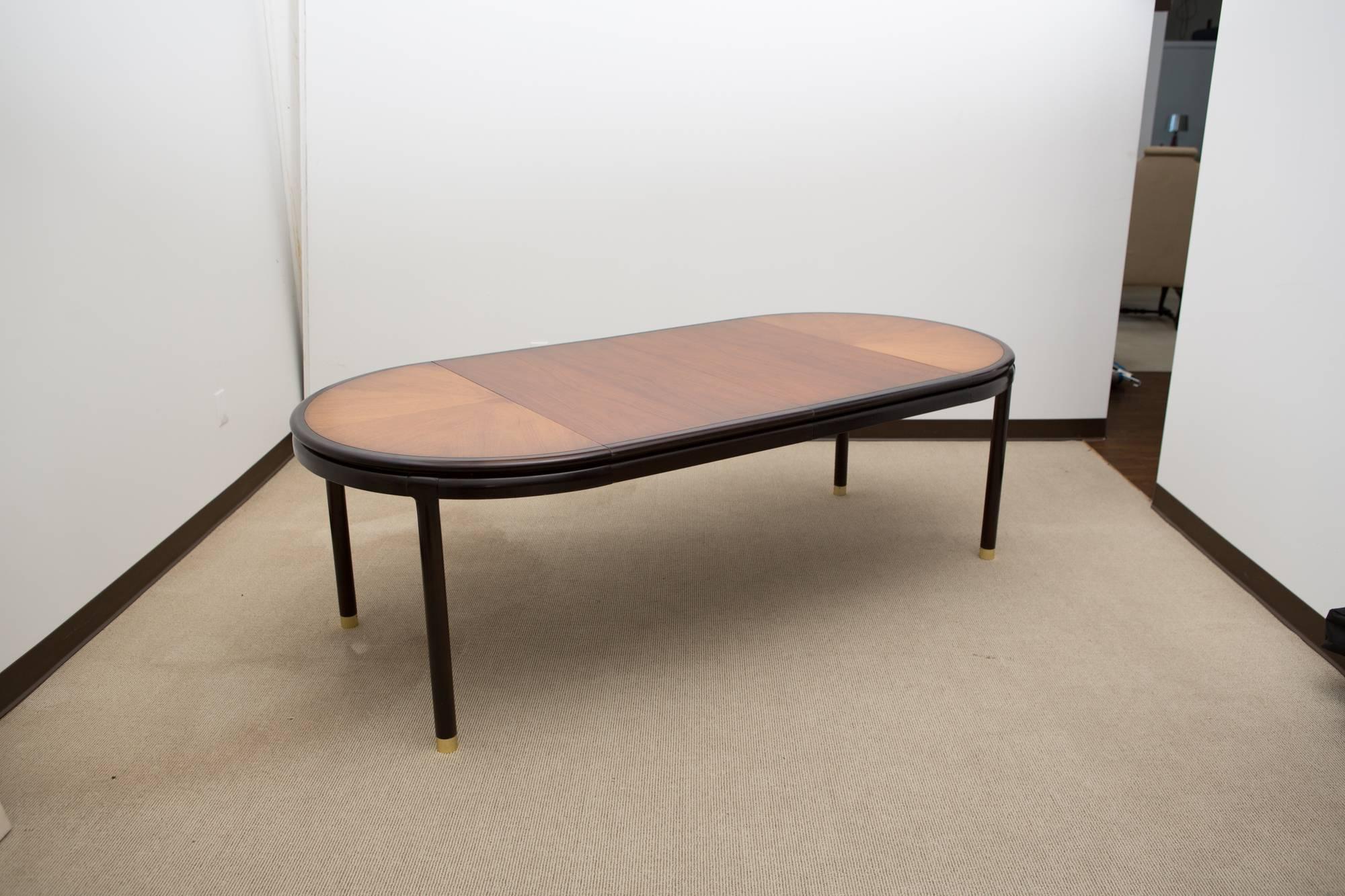 Midcentury Dining Table with Two Leaves 1